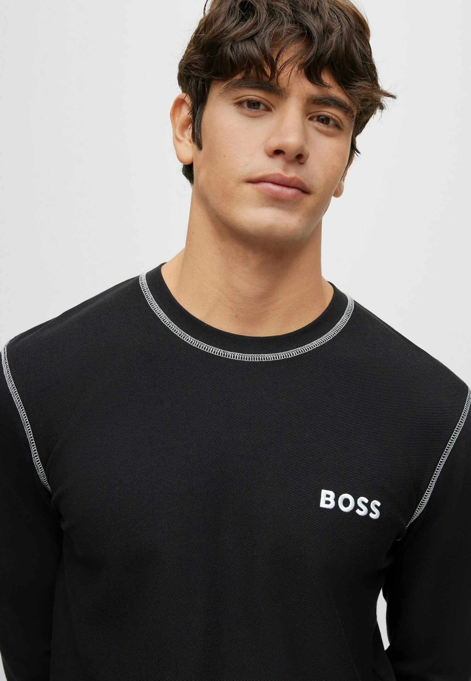 Boss Contemporary Longset - Pyjama - Black One 3 Boss Contemporary Longset - Pyjama - Black One - Afbeelding 3
