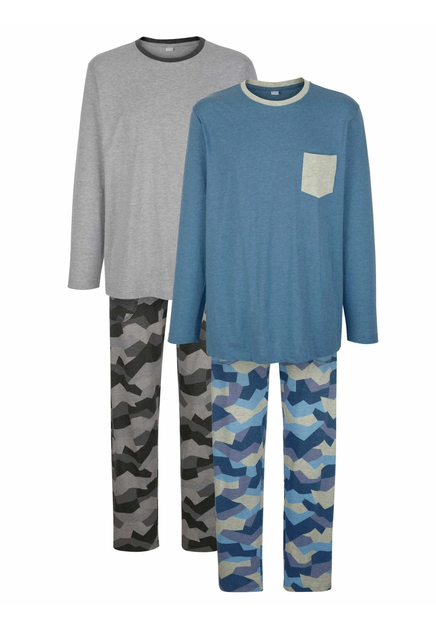 2Er Pack - Pyjama - Hellblau/Grau 3 2Er Pack - Pyjama - Hellblau/Grau - Afbeelding 3