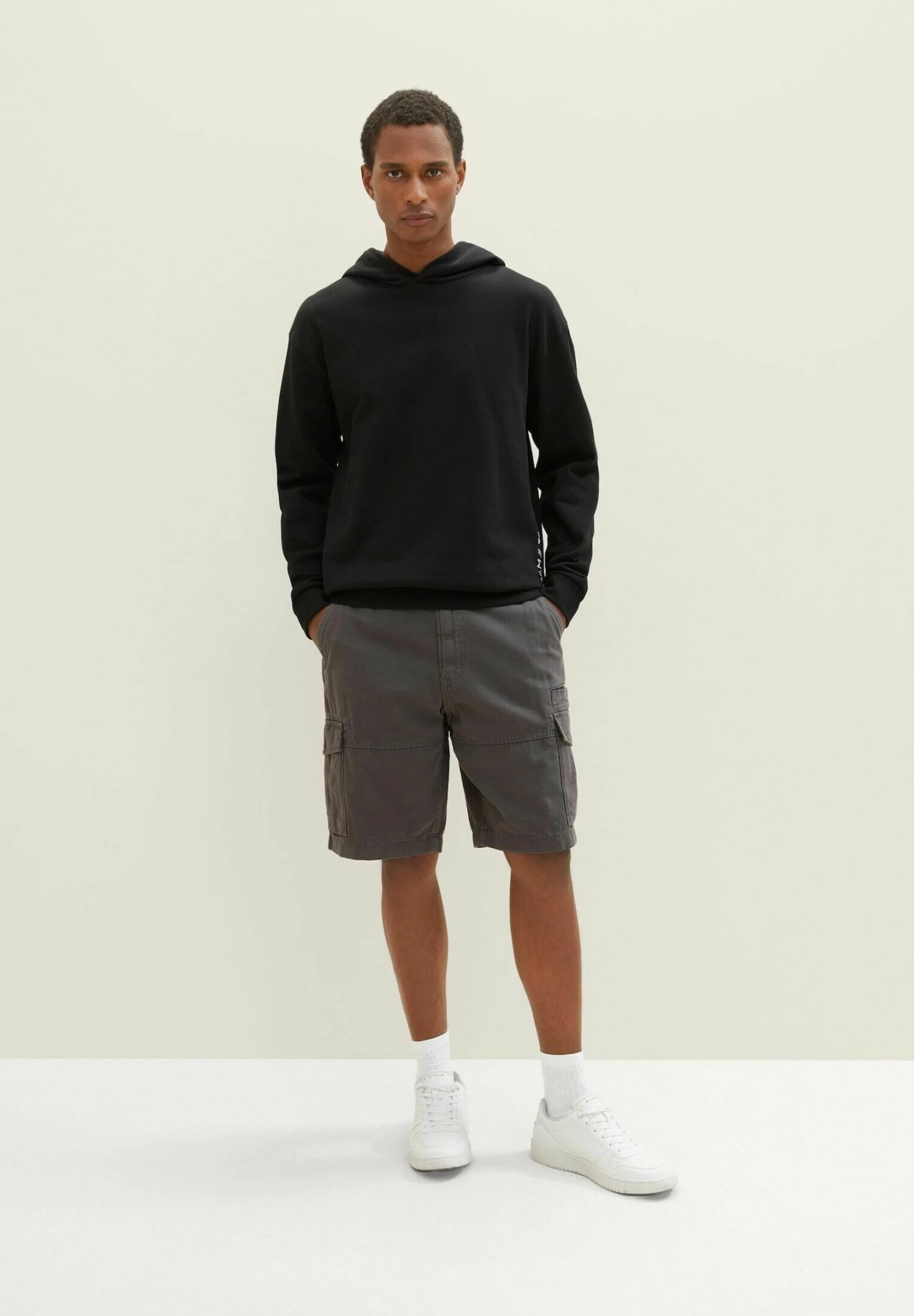 Tom Tailor Shorts - Tarmac Grey 2 Tom Tailor Shorts - Tarmac Grey - Afbeelding 2