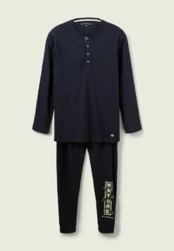 Tom Tailor Mit Logo Print Set - Pyjama - Blue Dark Solid 16 Tom Tailor Mit Logo Print Set - Pyjama - Blue Dark Solid -Next Verkoopwinkel 02314801dbde4d7ab2be69b11f06b753