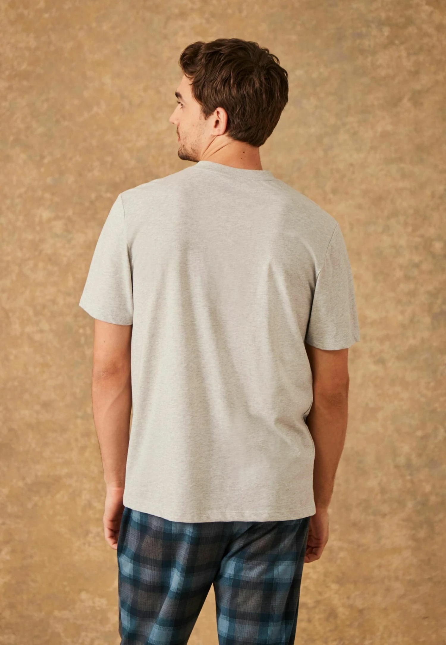 Next Motionflex Cosy Standard - Pyjama - Grey Blue Check 3 Next Motionflex Cosy Standard - Pyjama - Grey Blue Check - Afbeelding 3