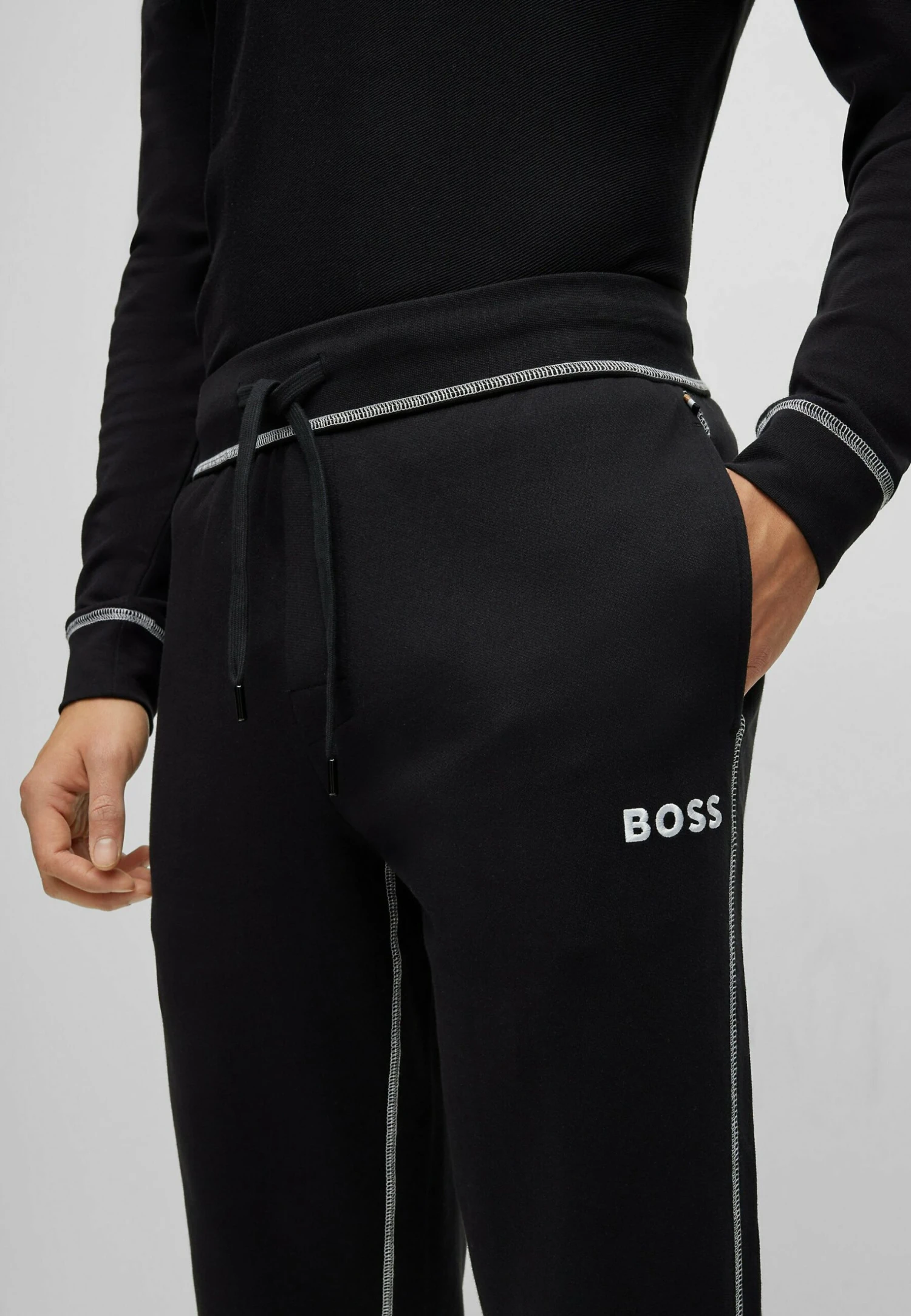 Boss Contemporary Longset - Pyjama - Black One 4 Boss Contemporary Longset - Pyjama - Black One - Afbeelding 4