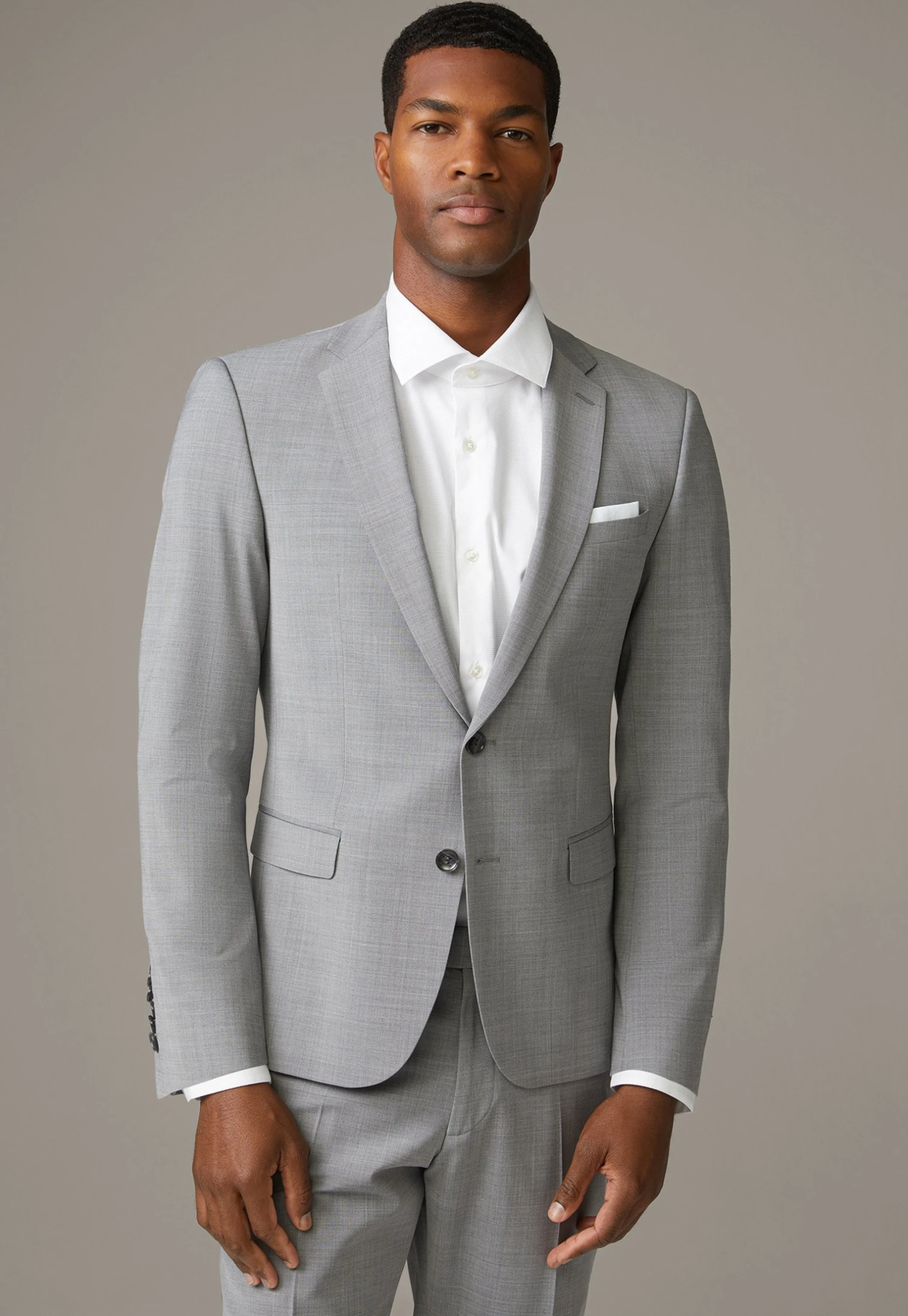 Strellson Caleb-Madden Set - Kostuum - Hellgrau Meliert 3 Strellson Caleb-Madden Set - Kostuum - Hellgrau Meliert - Afbeelding 3