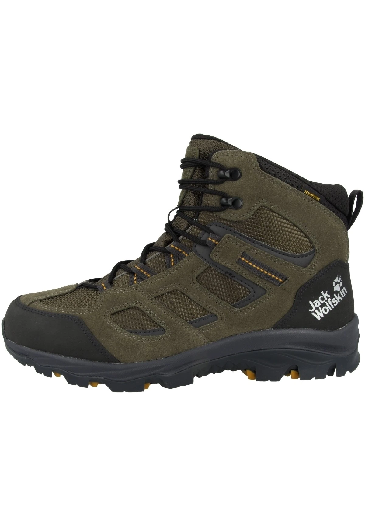 Jack Wolfskin Vojo 3 Texapore Mid - Outdoorschoenen - Khaki-Phantom 1 Jack Wolfskin Vojo 3 Texapore Mid - Outdoorschoenen - Khaki-Phantom