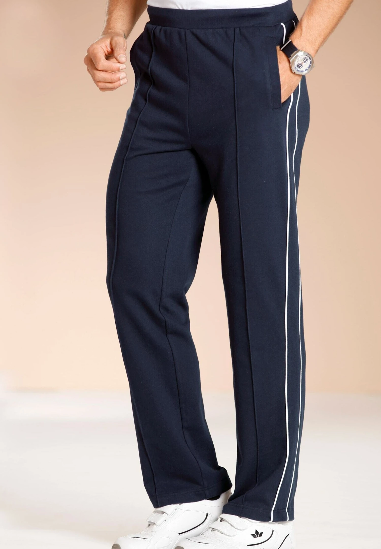 2 Pack - Trainingsbroek - Schwarz/Marineblau/Weiß 1 2 Pack - Trainingsbroek - Schwarz/Marineblau/Weiß