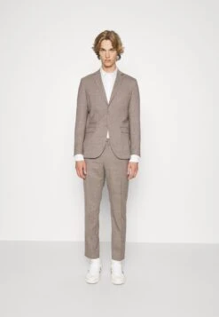 Selected Homme Slhslim Suit Set - Kostuum - Dark Sand Melange