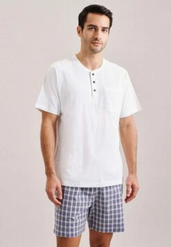 Seidensticker Kurz - Pyjama - White