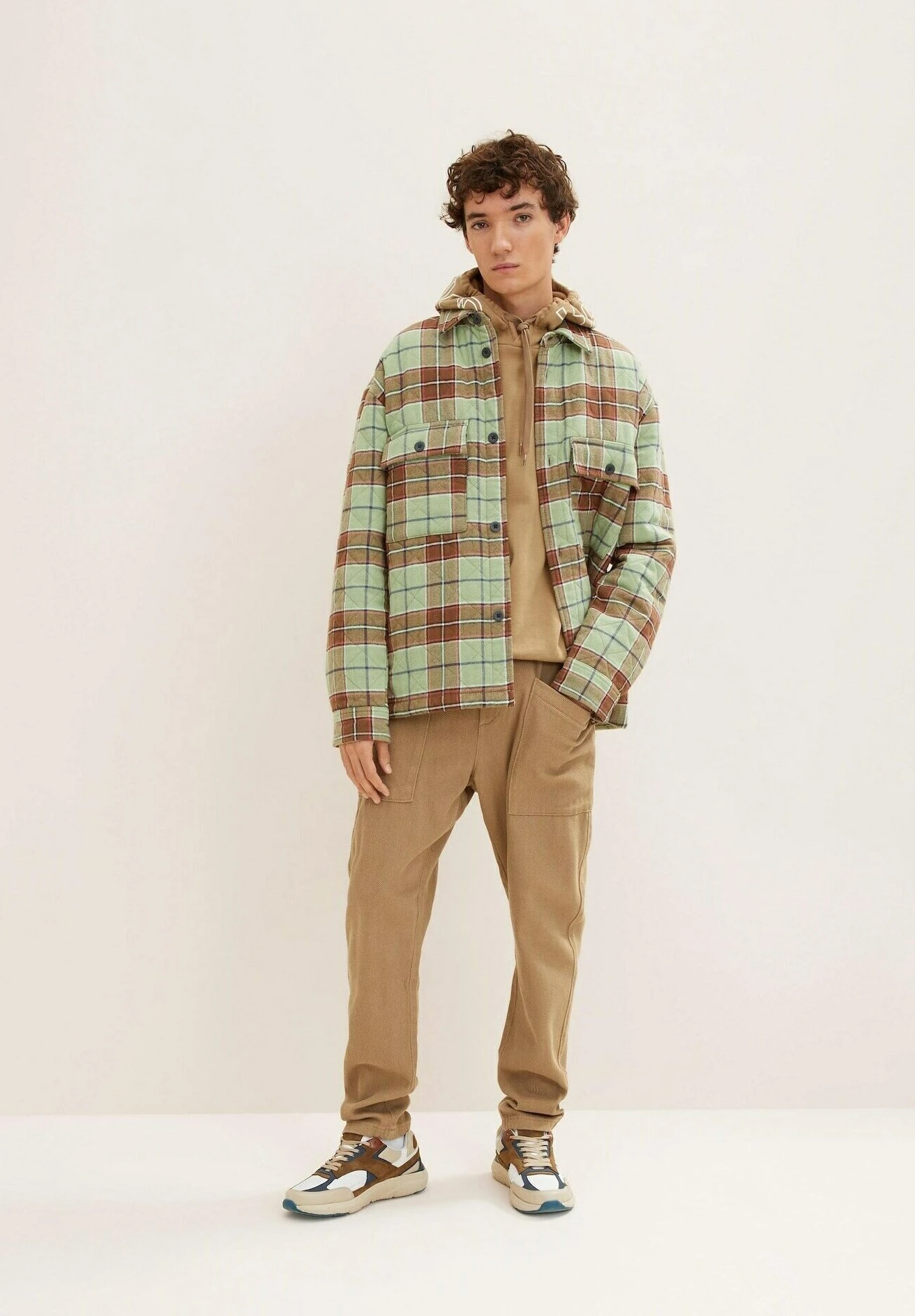 TOM TAILOR Denim Mit Aufgesetzten Tasc - Trainingsbroek - Splashed Clay Beige 2 TOM TAILOR Denim Mit Aufgesetzten Tasc - Trainingsbroek - Splashed Clay Beige - Afbeelding 2