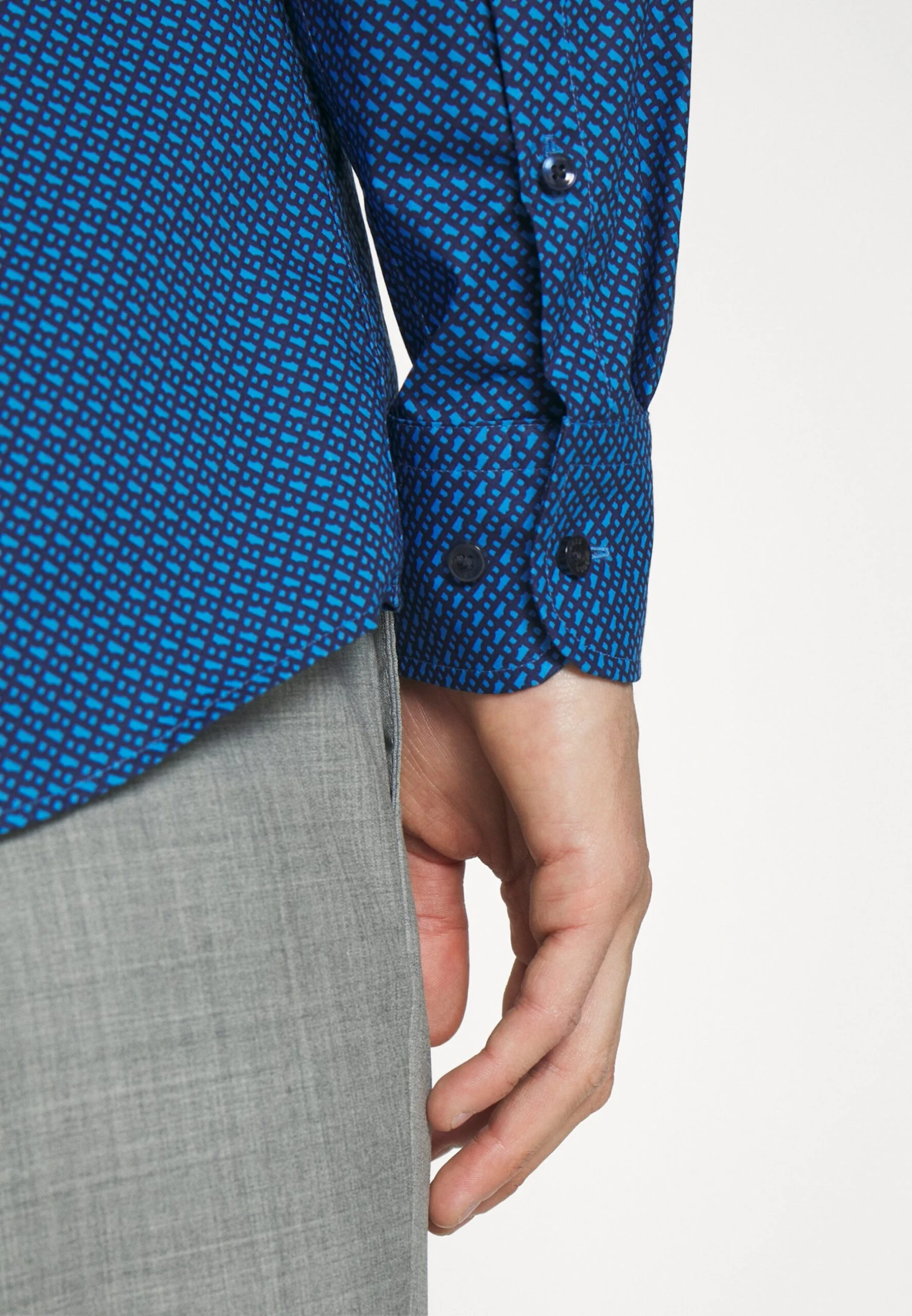 Boss Hank Kent - Zakelijk Overhemd - Bright Blue 6 Boss Hank Kent - Zakelijk Overhemd - Bright Blue - Afbeelding 6