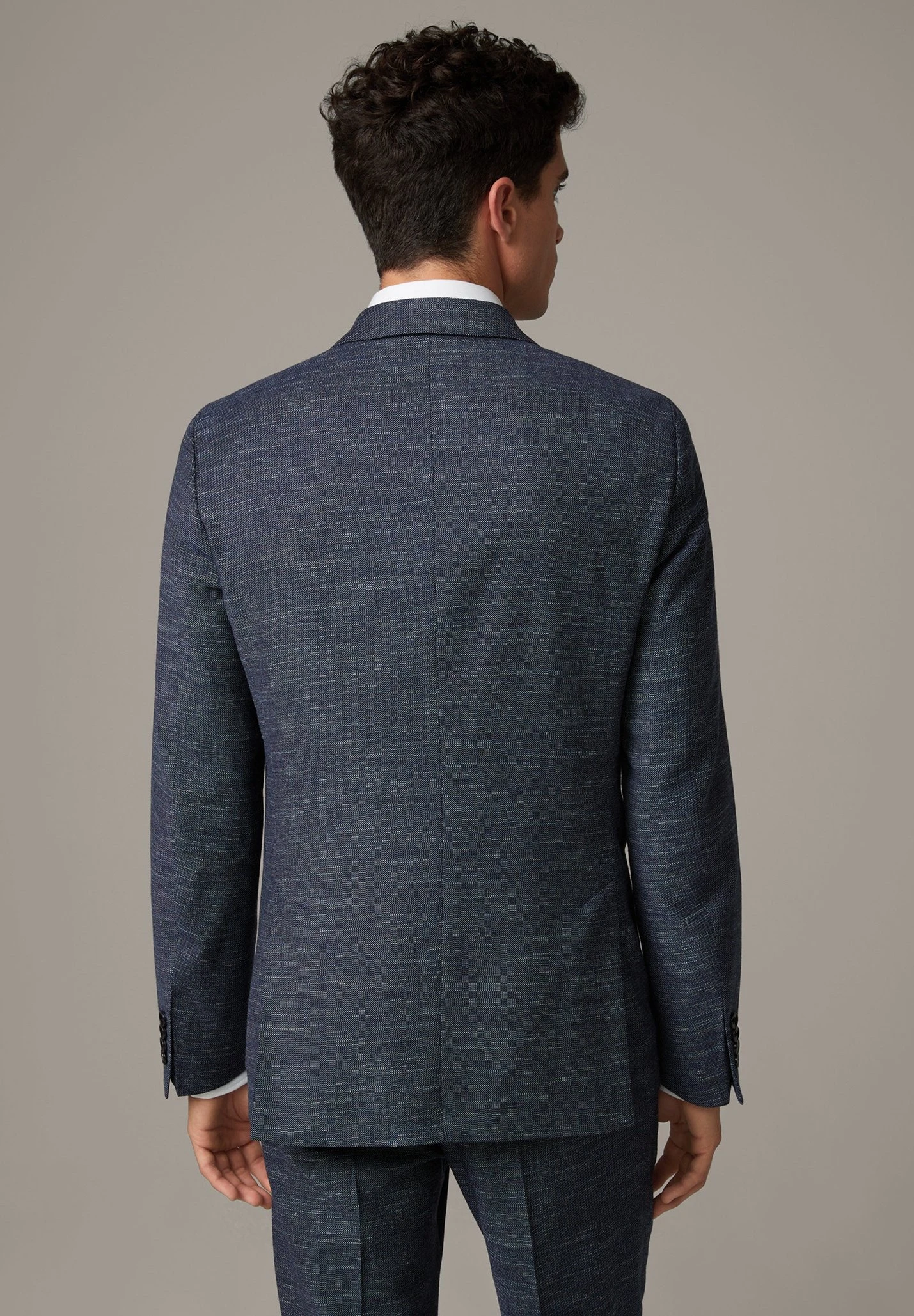 Strellson Arndt - Blazer - Dunkelblau Meliert 3 Strellson Arndt - Blazer - Dunkelblau Meliert - Afbeelding 3