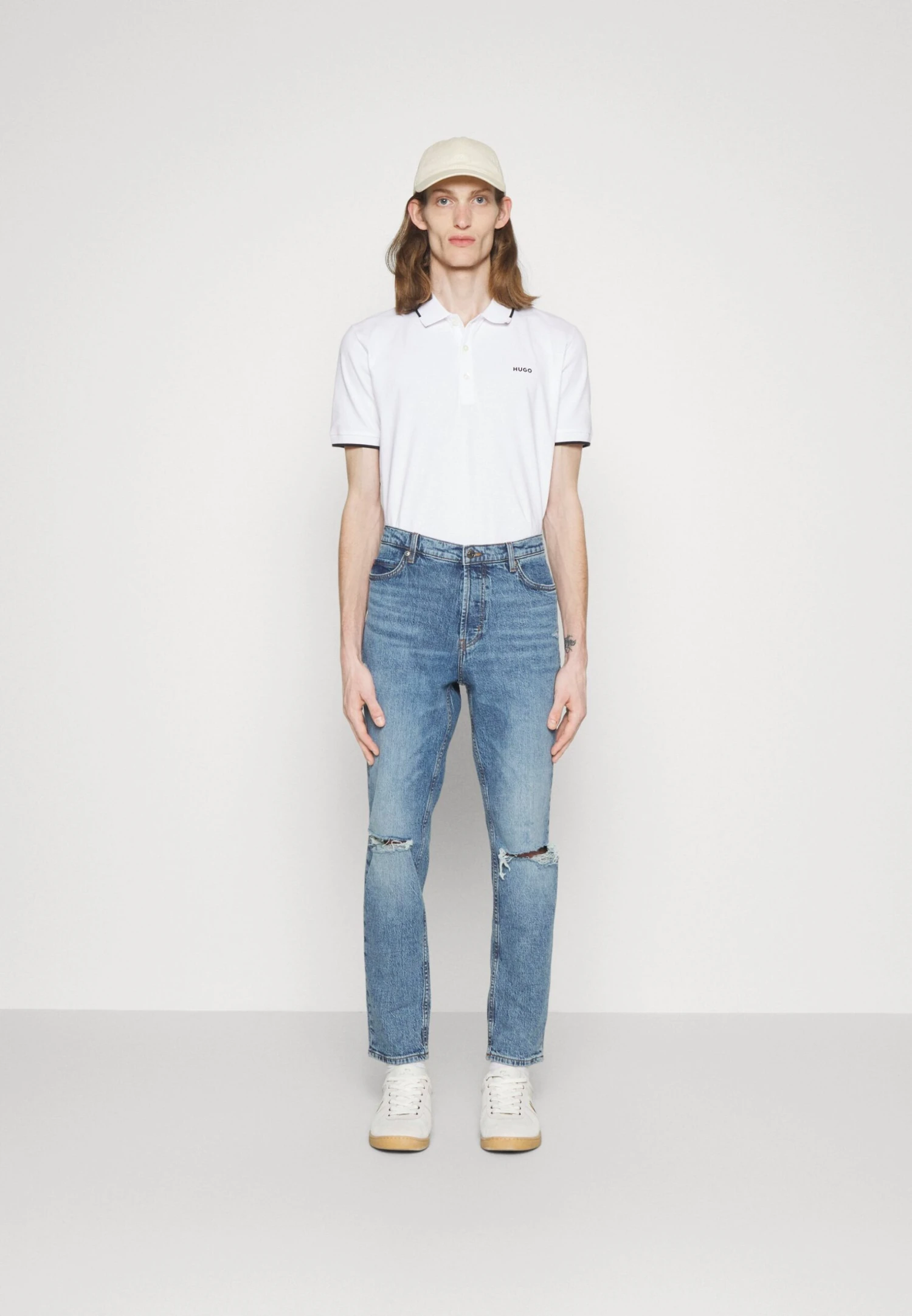 Hugo Dinoso - Poloshirt - Open White 2 Hugo Dinoso - Poloshirt - Open White - Afbeelding 2