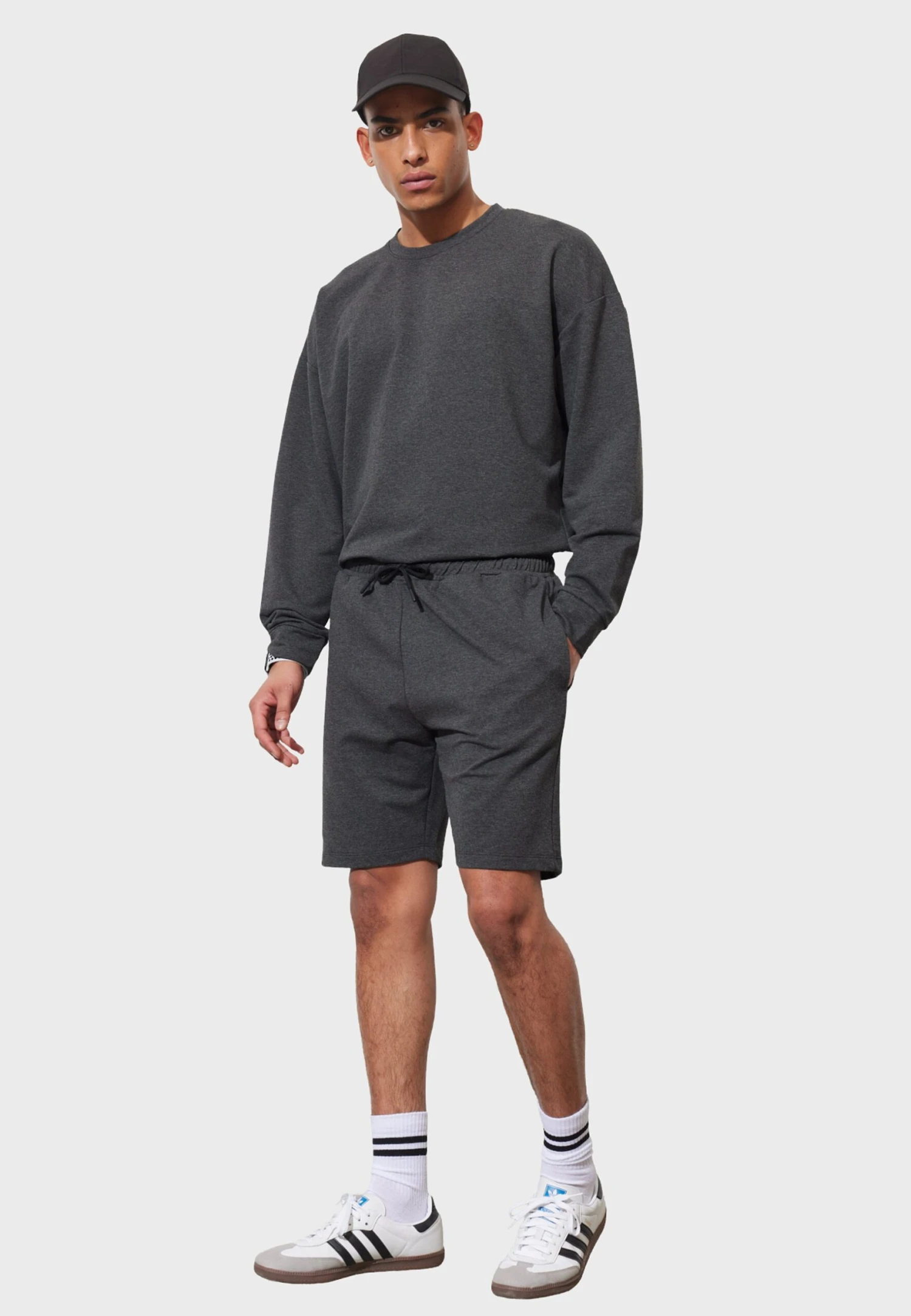 Standard Fit- Trainingsbroek - Anthracite Melange 1 Standard Fit- Trainingsbroek - Anthracite Melange