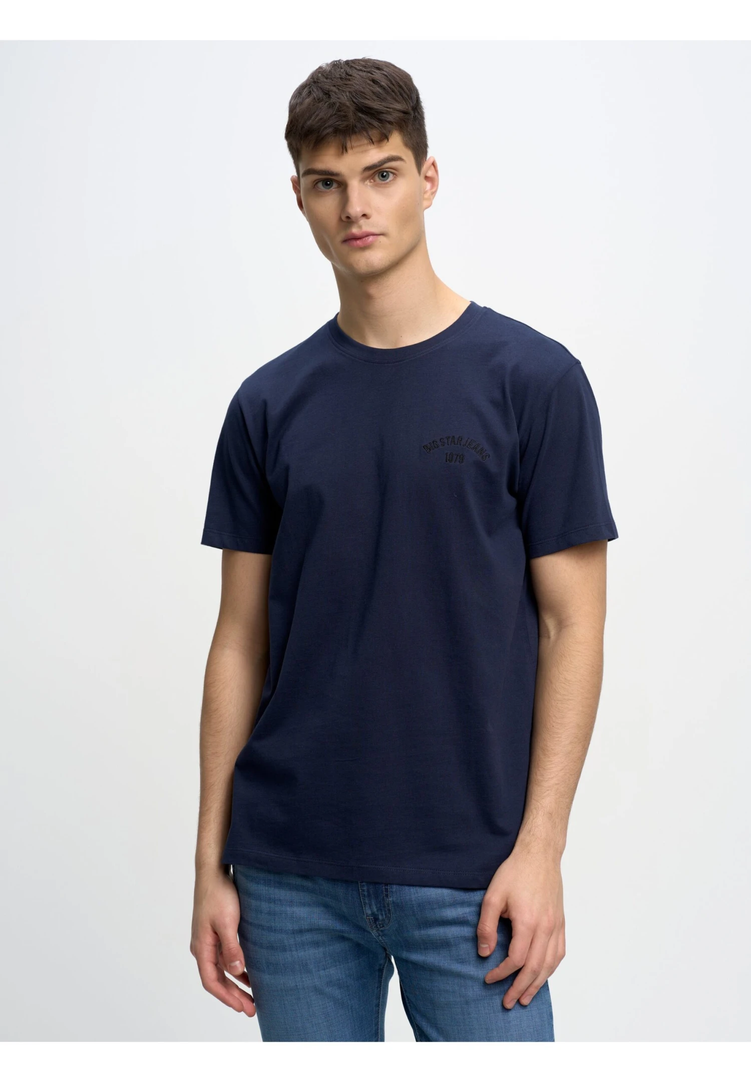 BIG STAR Vince - T-Shirt Print - Marine 1 BIG STAR Vince - T-Shirt Print - Marine