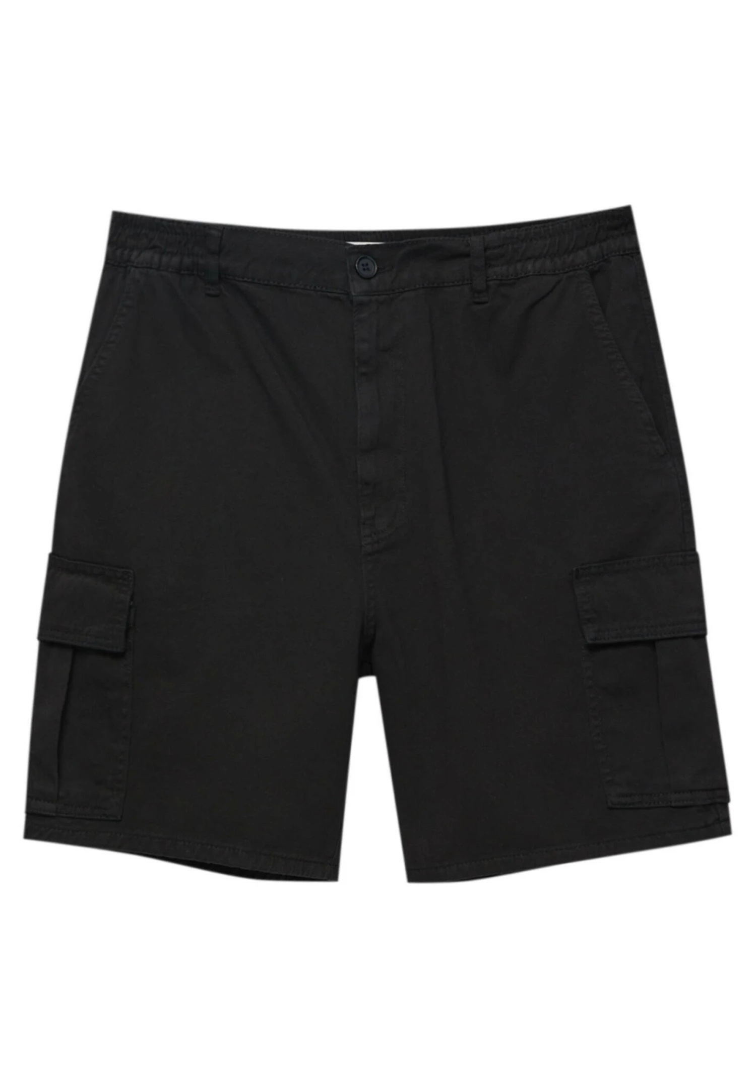 PULL & BEAR Basic-Cargo Bermuda - Shorts - Black 6 PULL & BEAR Basic-Cargo Bermuda - Shorts - Black - Afbeelding 6