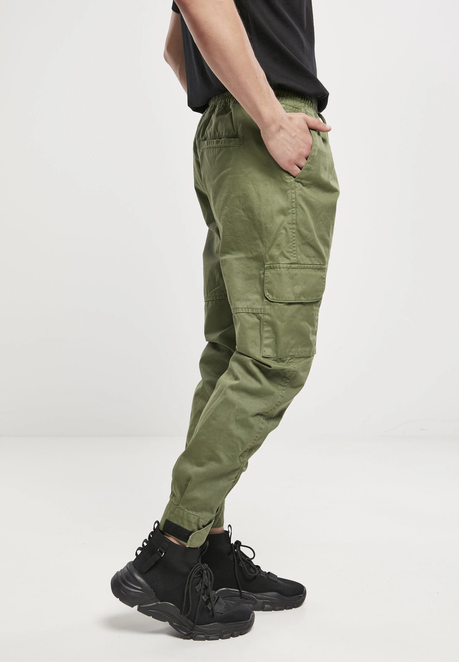 URBAN CLASSICS Männer Military- Cargobroek - Newolive 4 URBAN CLASSICS Männer Military- Cargobroek - Newolive - Afbeelding 4