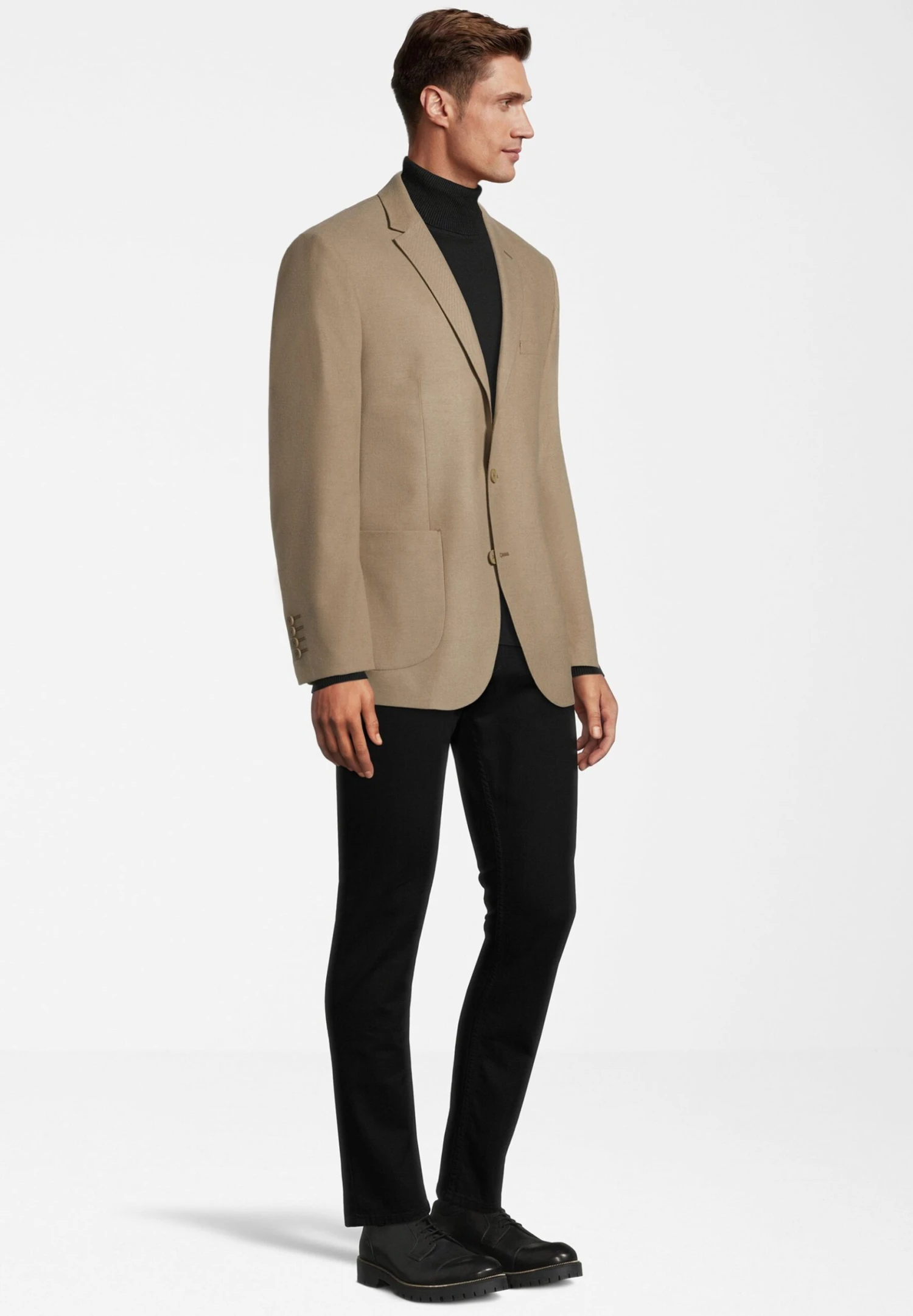 Aufgesetzte Taschen - Colbert - Beige 2 Aufgesetzte Taschen - Colbert - Beige - Afbeelding 2