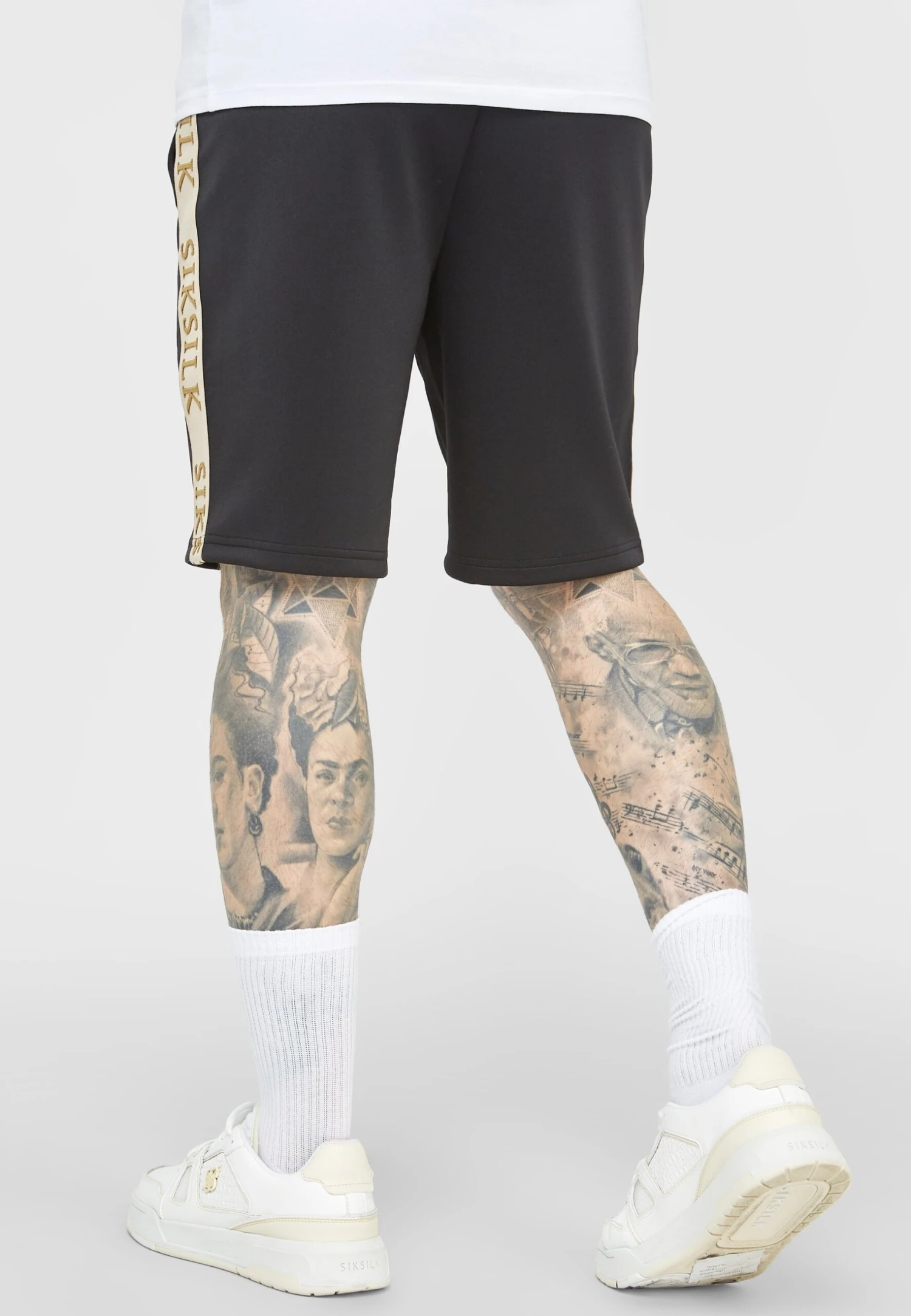 SikSilk Crest- Shorts - Black 4 SikSilk Crest- Shorts - Black - Afbeelding 4