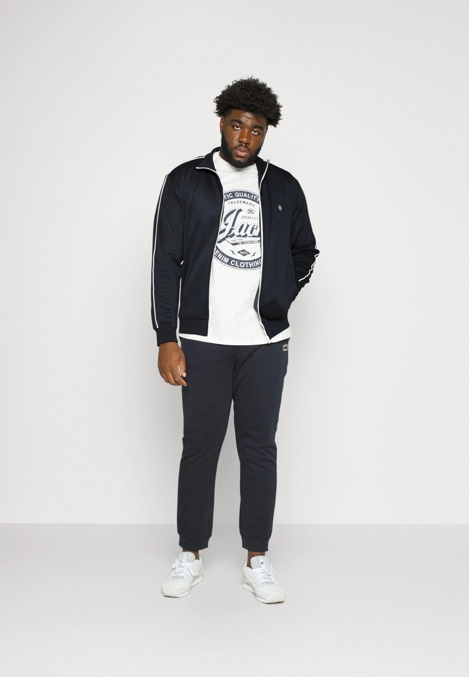 Track Suit Jacket - Trainingsvest - Navy 2 Track Suit Jacket - Trainingsvest - Navy - Afbeelding 2