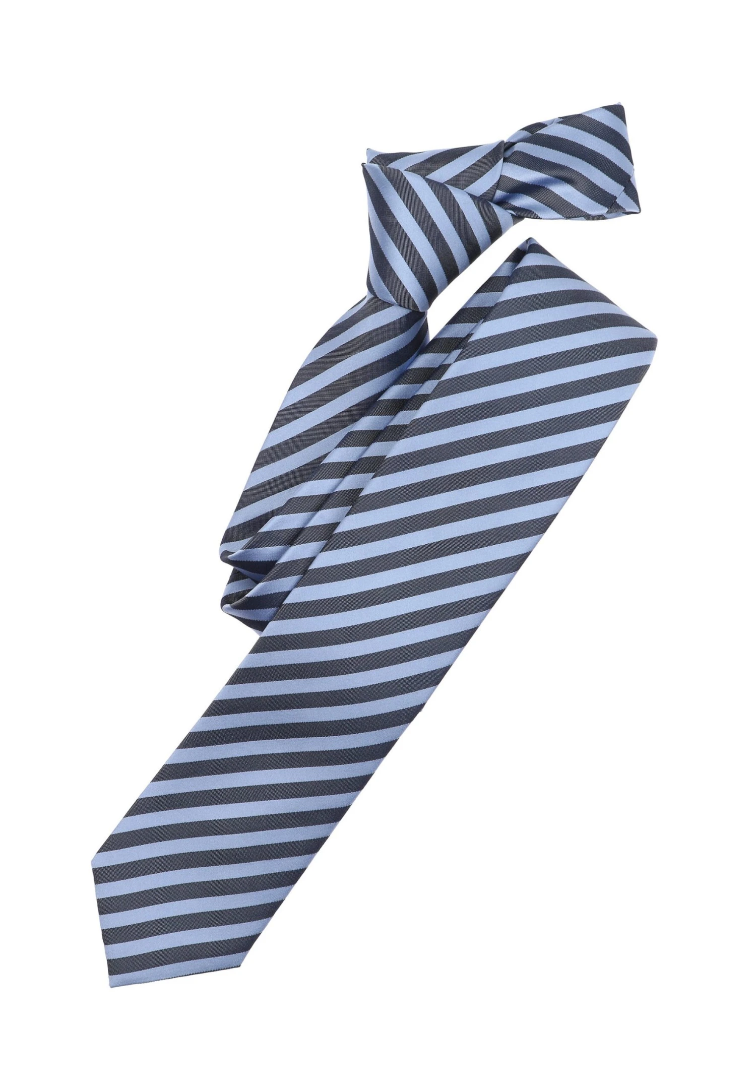 Venti Gestreift - Stropdas - Blau 1 Venti Gestreift - Stropdas - Blau