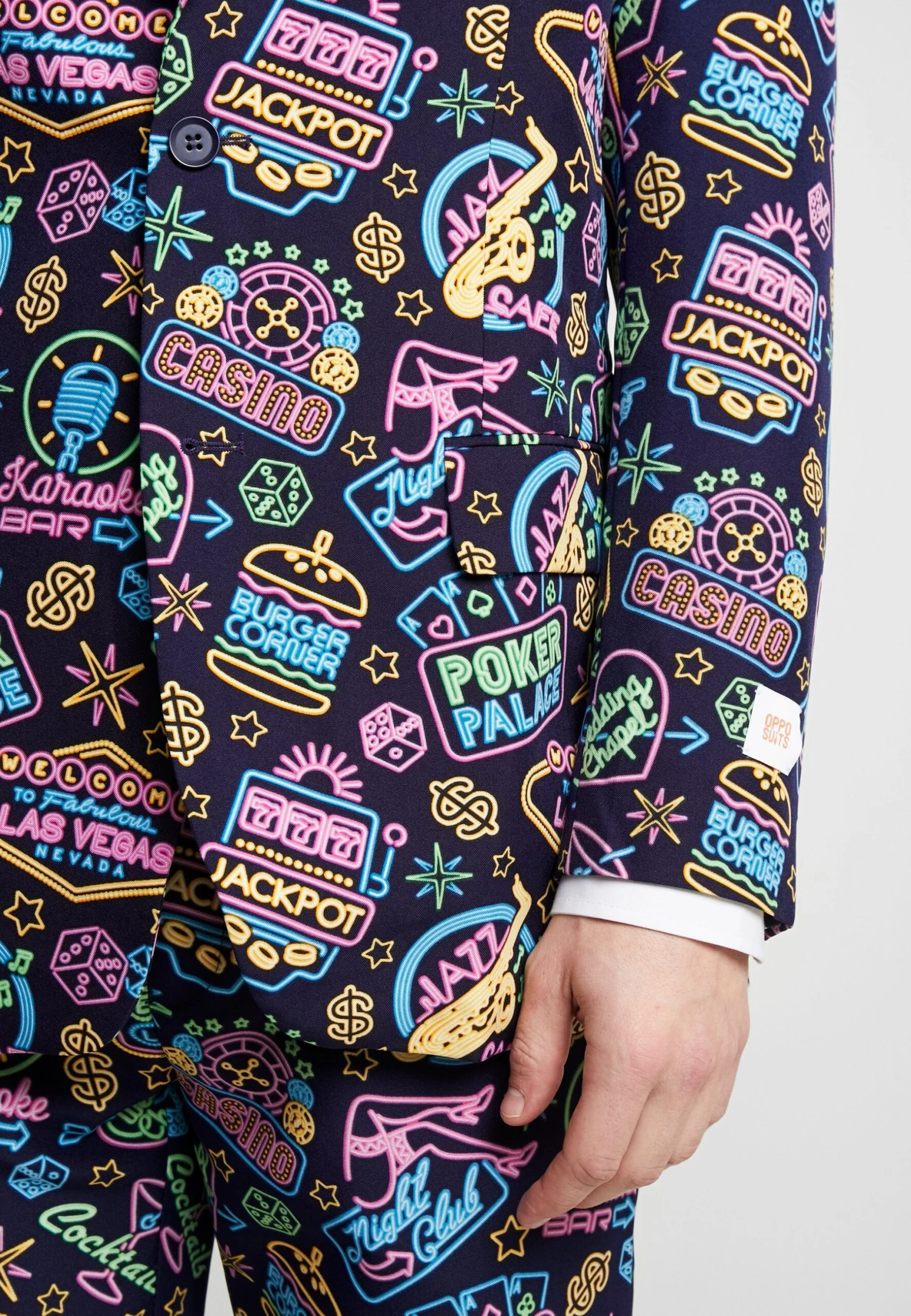 Opposuits Mr Vegas - Kostuum - Navy 8 Opposuits Mr Vegas - Kostuum - Navy - Afbeelding 8