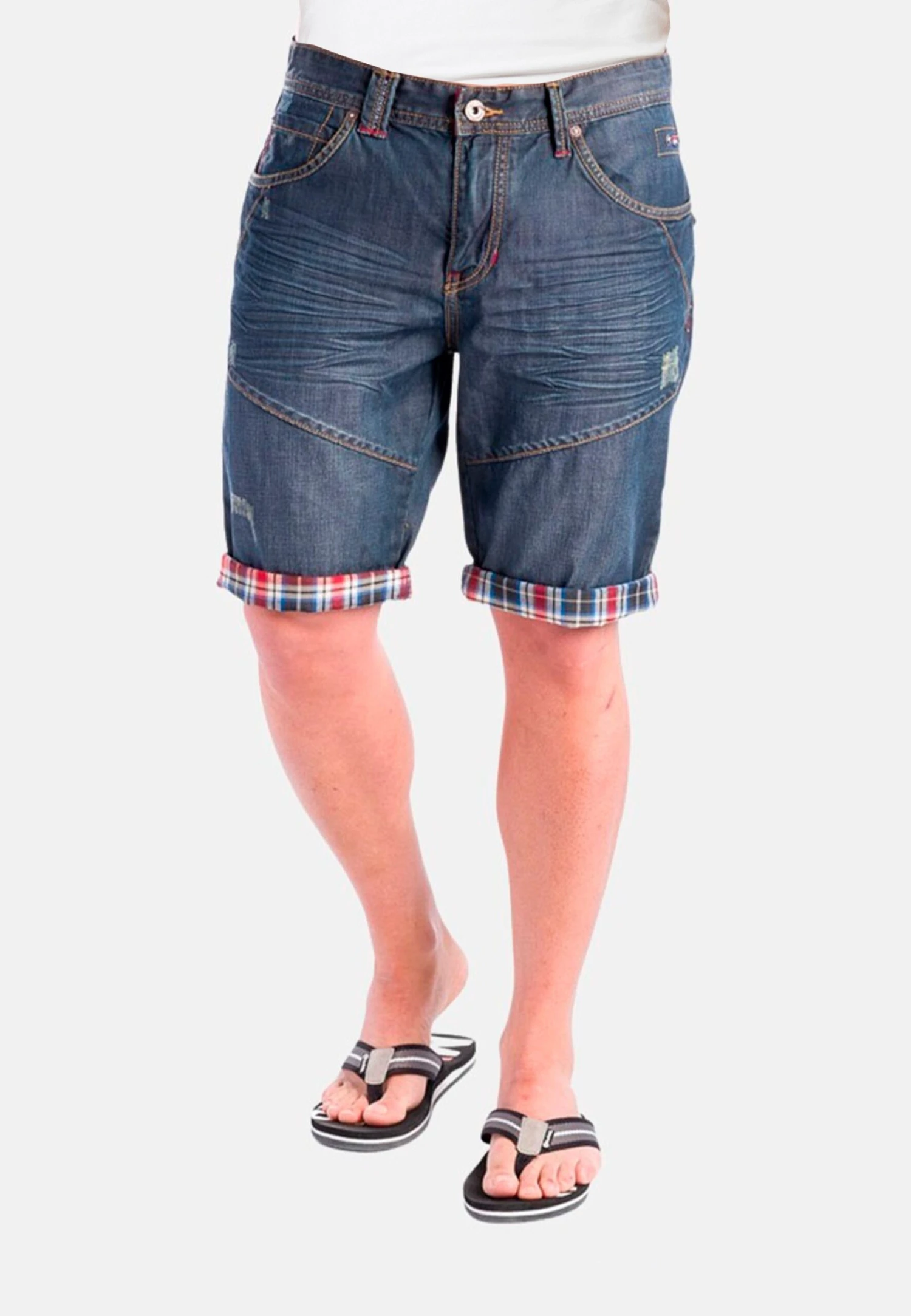 Koroshi Jeansshort - Azul Osc Dark Blue 1 Koroshi Jeansshort - Azul Osc Dark Blue