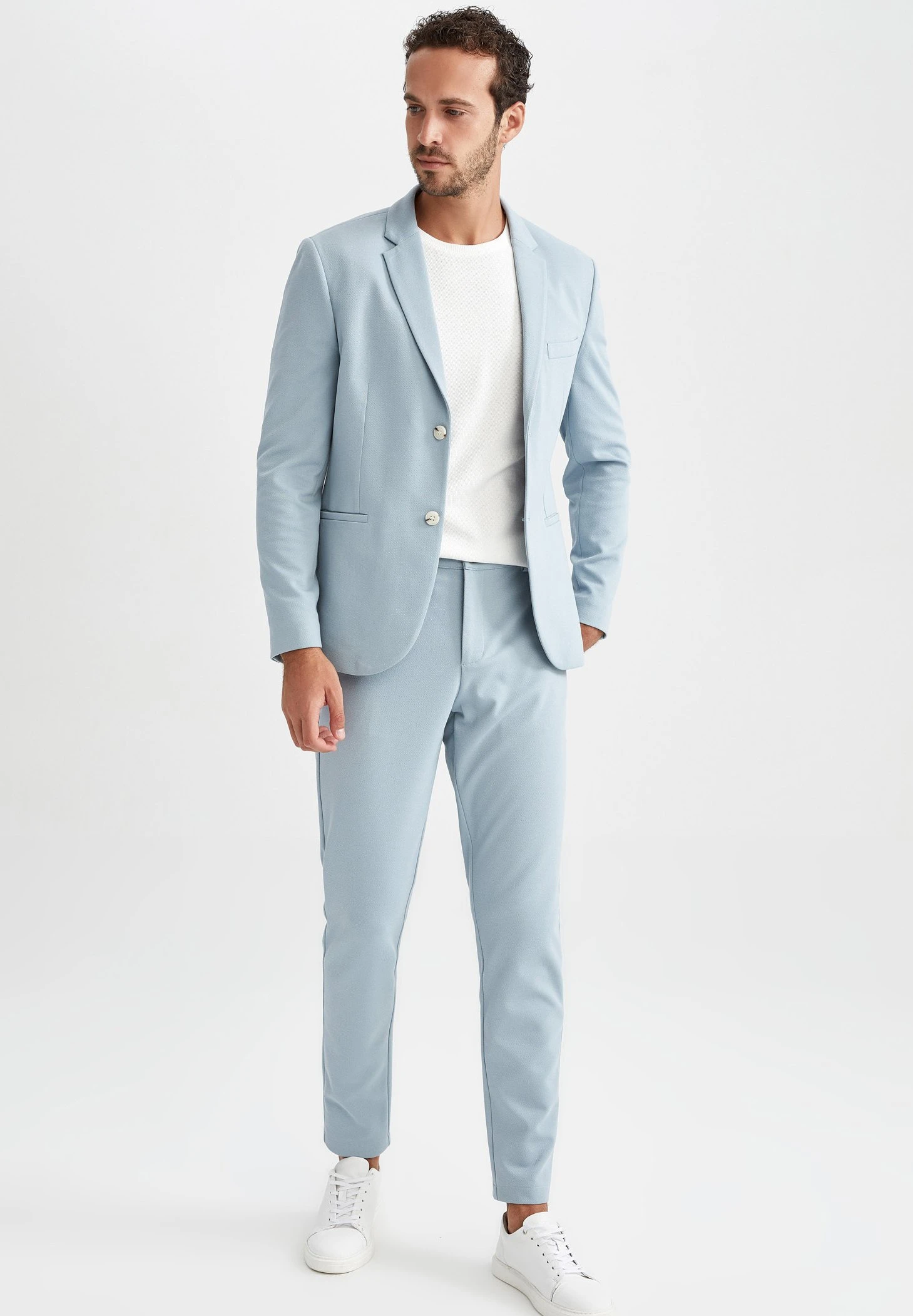 DeFacto Blazer - Blue 2 DeFacto Blazer - Blue - Afbeelding 2