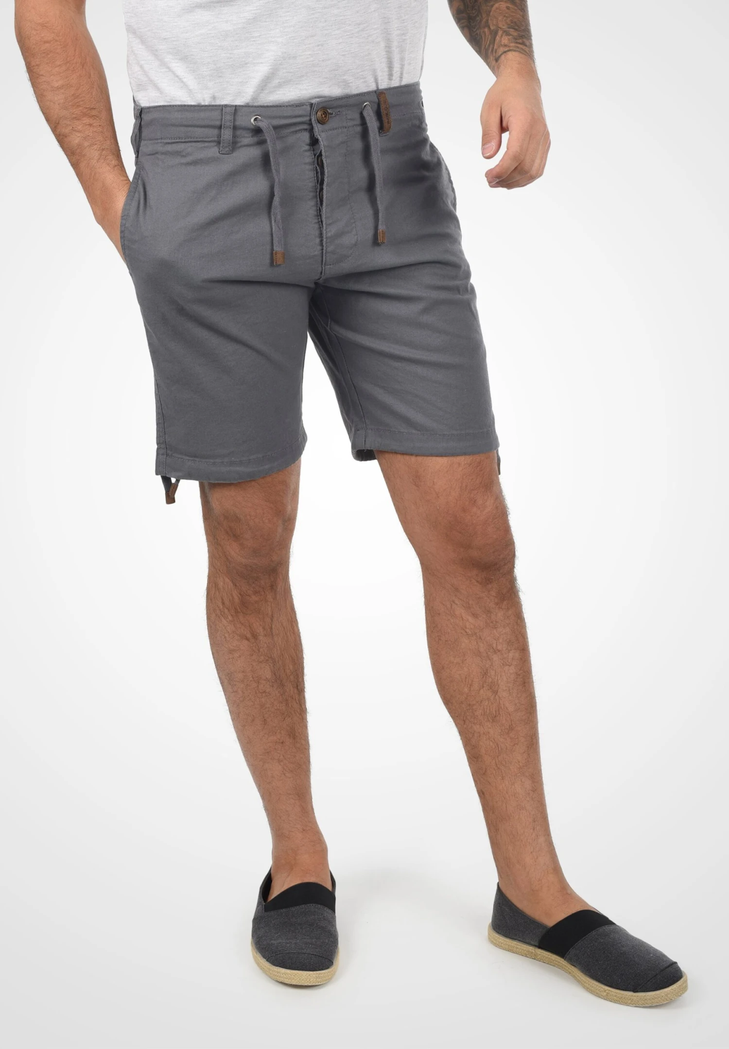 Indicode Jeans Idmoses - Shorts - Iron 1 Indicode Jeans Idmoses - Shorts - Iron