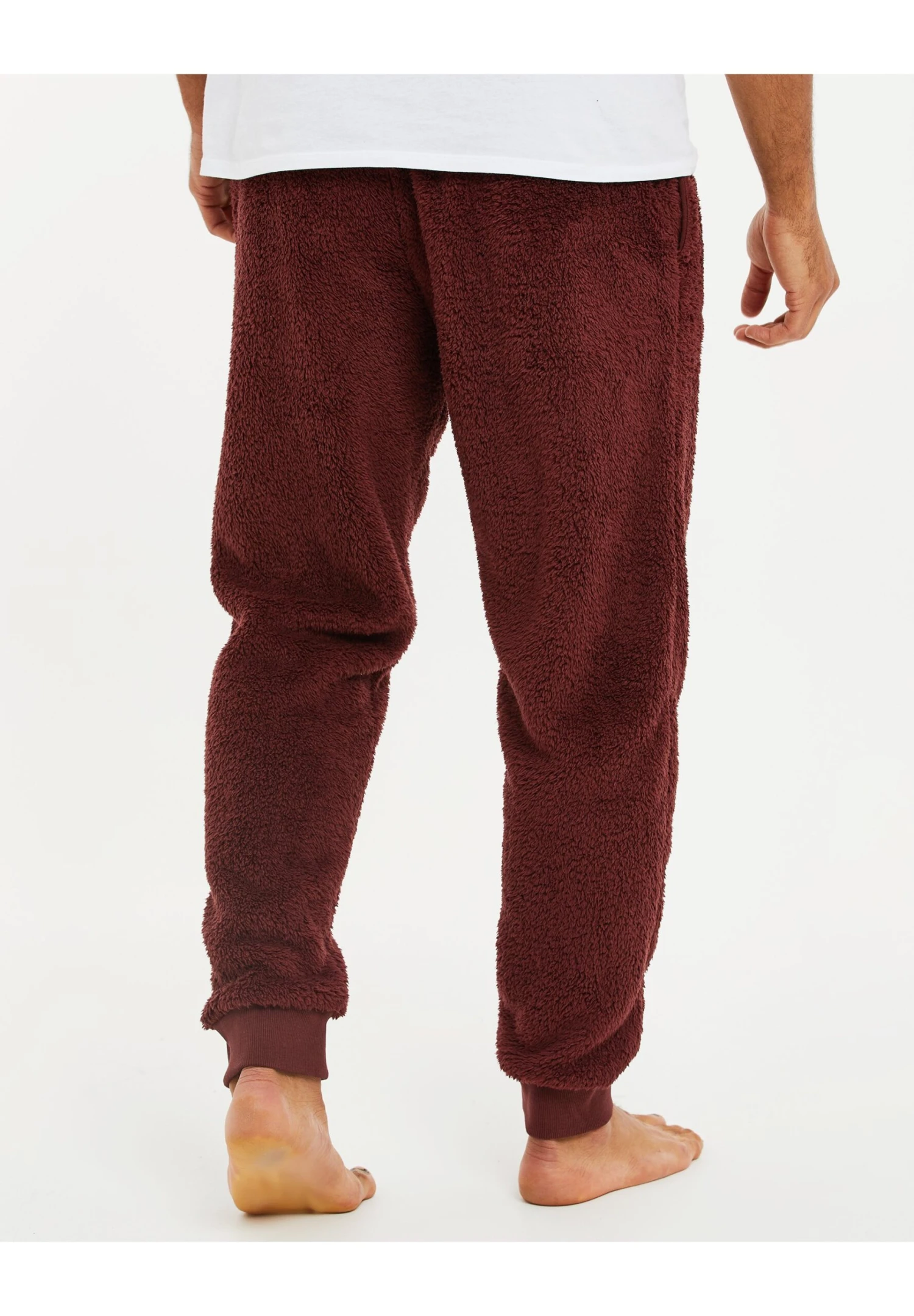 Threadbare Oval - Pyjamabroek - Burgundy 3 Threadbare Oval - Pyjamabroek - Burgundy - Afbeelding 3