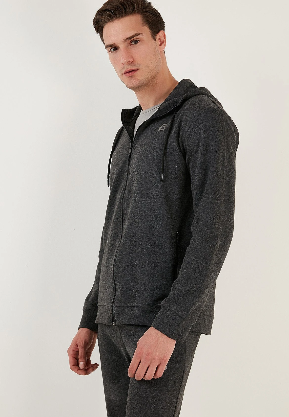 Trainingspak - Anthracite 4 Trainingspak - Anthracite - Afbeelding 4