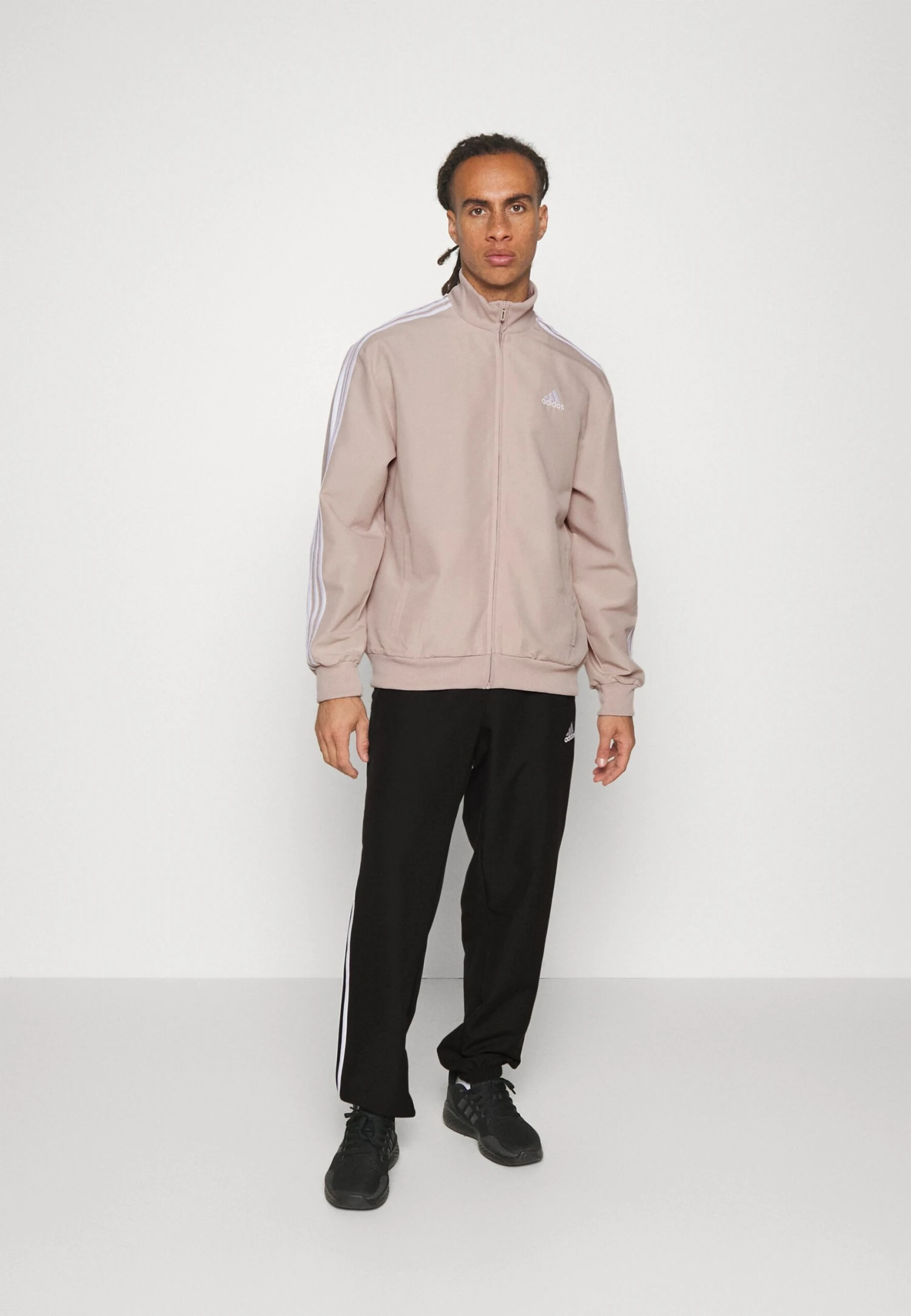 Adidas Sportswear Set - Trainingspak - Taupe/Black 1 Adidas Sportswear Set - Trainingspak - Taupe/Black