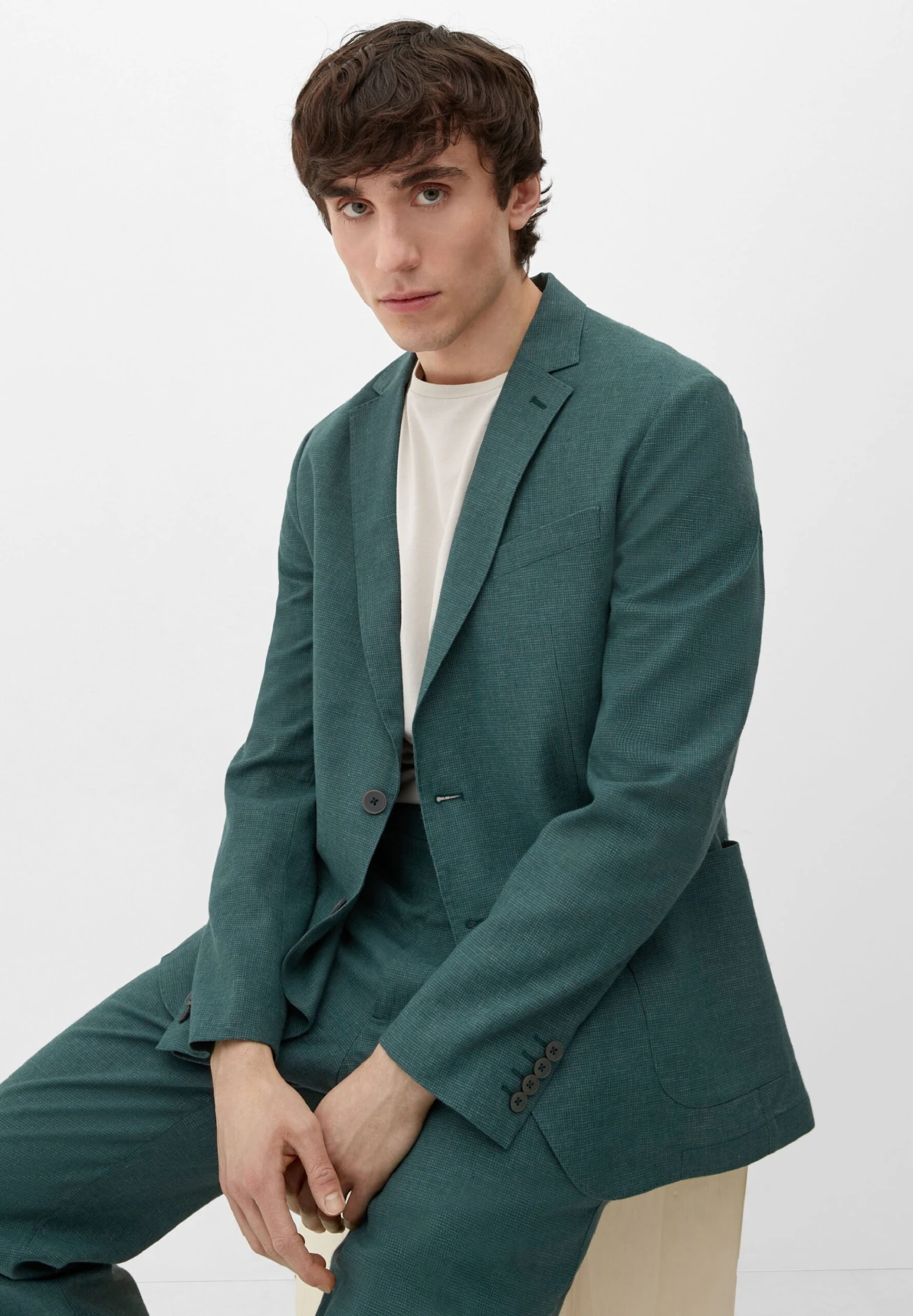 S.Oliver Aus - Blazer - Tannengrün 5 S.Oliver Aus - Blazer - Tannengrün - Afbeelding 5