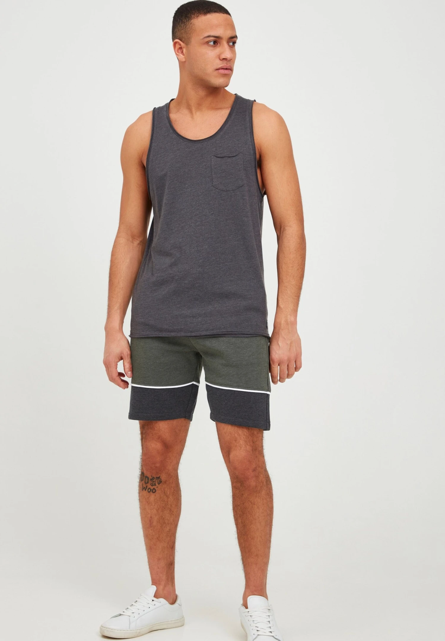 Solid Sddebber - Trainingsbroek - Dark Grey Melange 2 Solid Sddebber - Trainingsbroek - Dark Grey Melange - Afbeelding 2