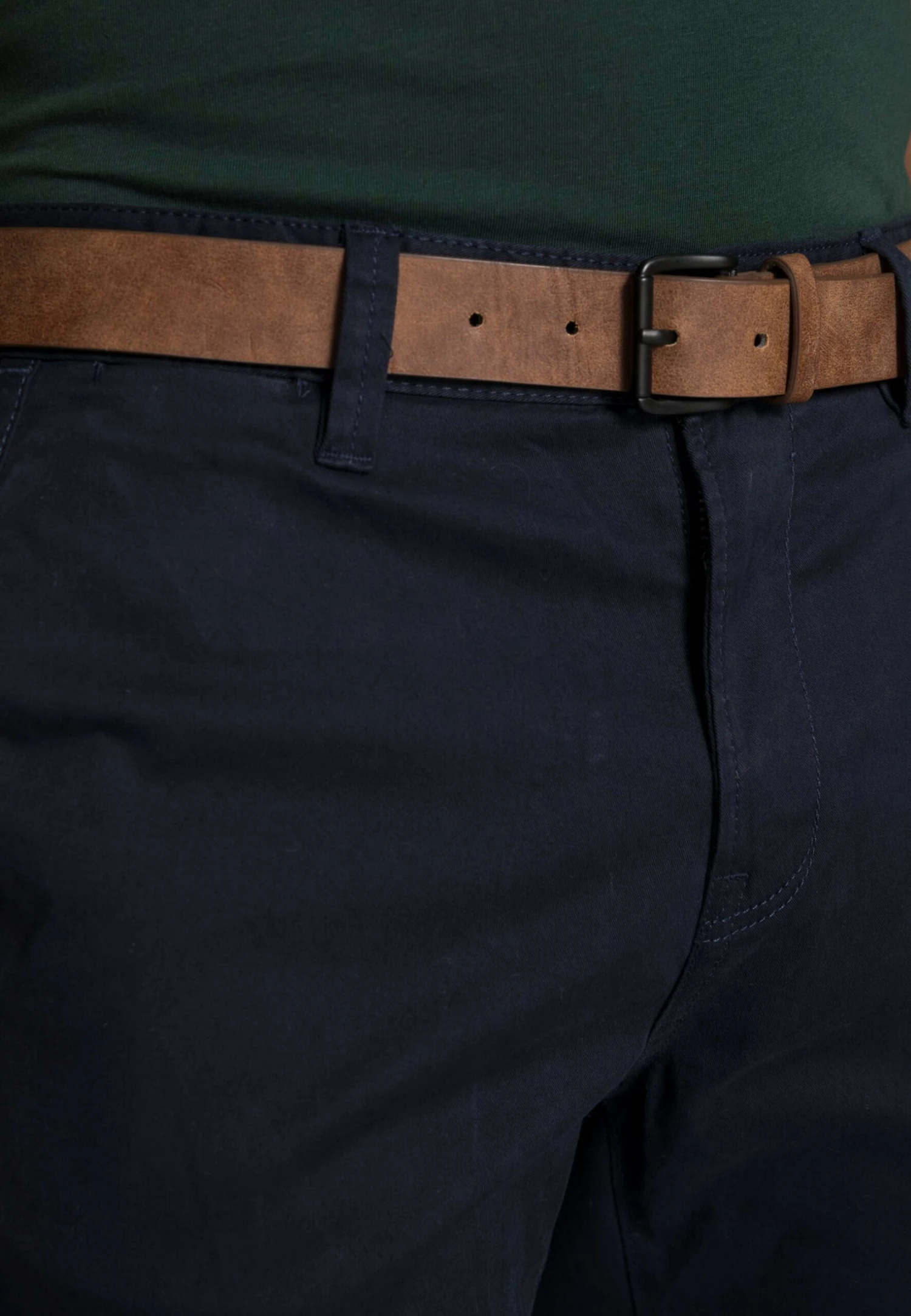 TOM TAILOR Denim With Belt - Chino - Sky Captain Blue 5 TOM TAILOR Denim With Belt - Chino - Sky Captain Blue - Afbeelding 5