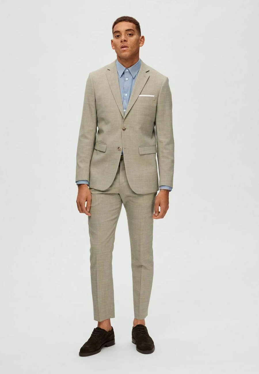 Selected Homme Mix - Blazer - Sand 2 Selected Homme Mix - Blazer - Sand - Afbeelding 2