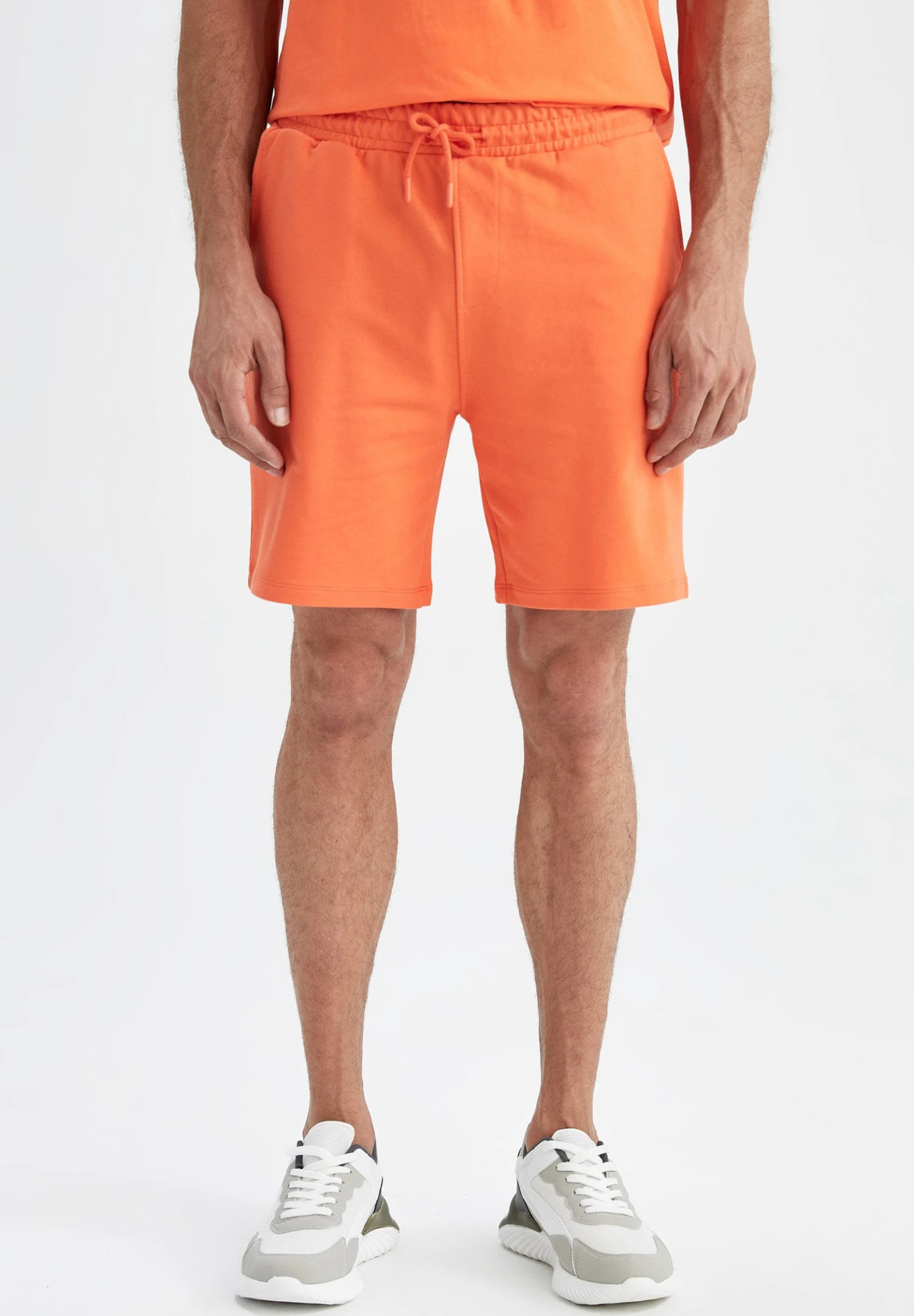 DeFacto Slim Fit- Shorts - Orange 1 DeFacto Slim Fit- Shorts - Orange