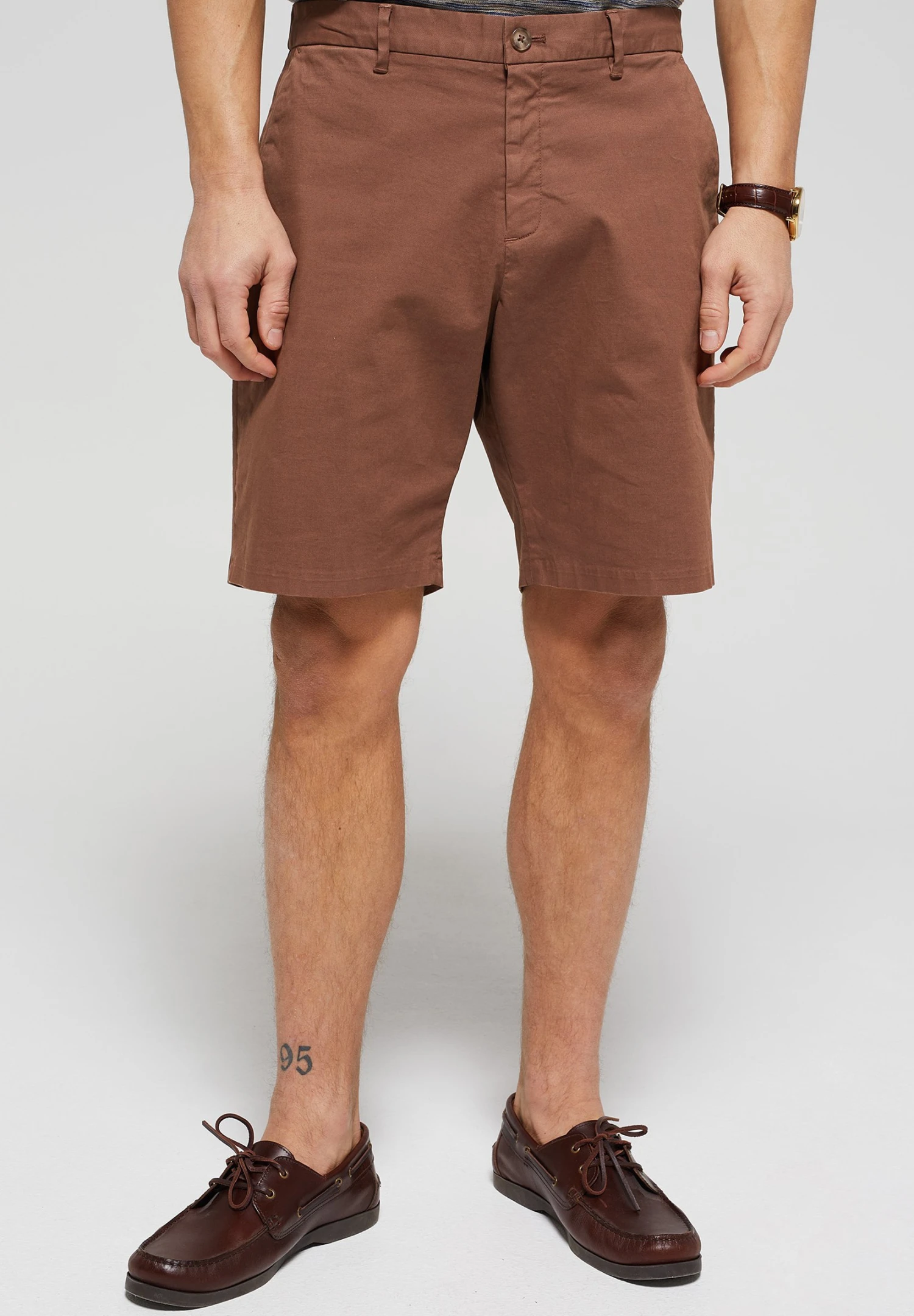 WE FASHION Van Gils - Shorts - Brown 1 WE FASHION Van Gils - Shorts - Brown