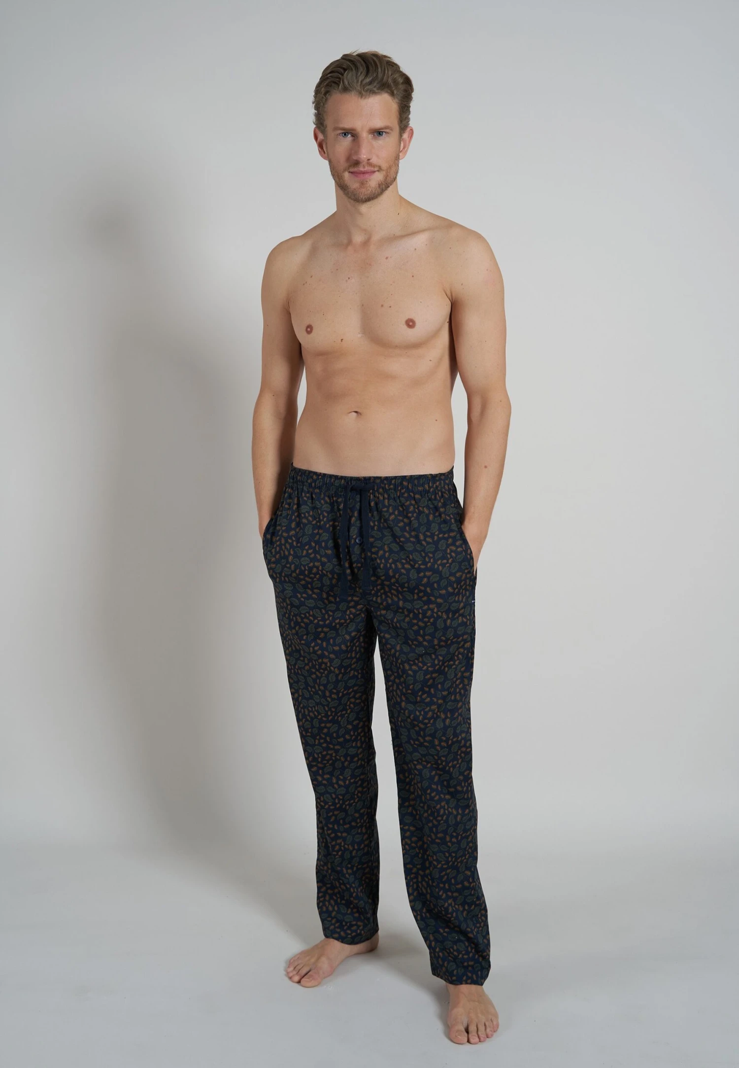 Tom Tailor Pyjamabroek - Grün Dunkel Allover 1 Tom Tailor Pyjamabroek - Grün Dunkel Allover