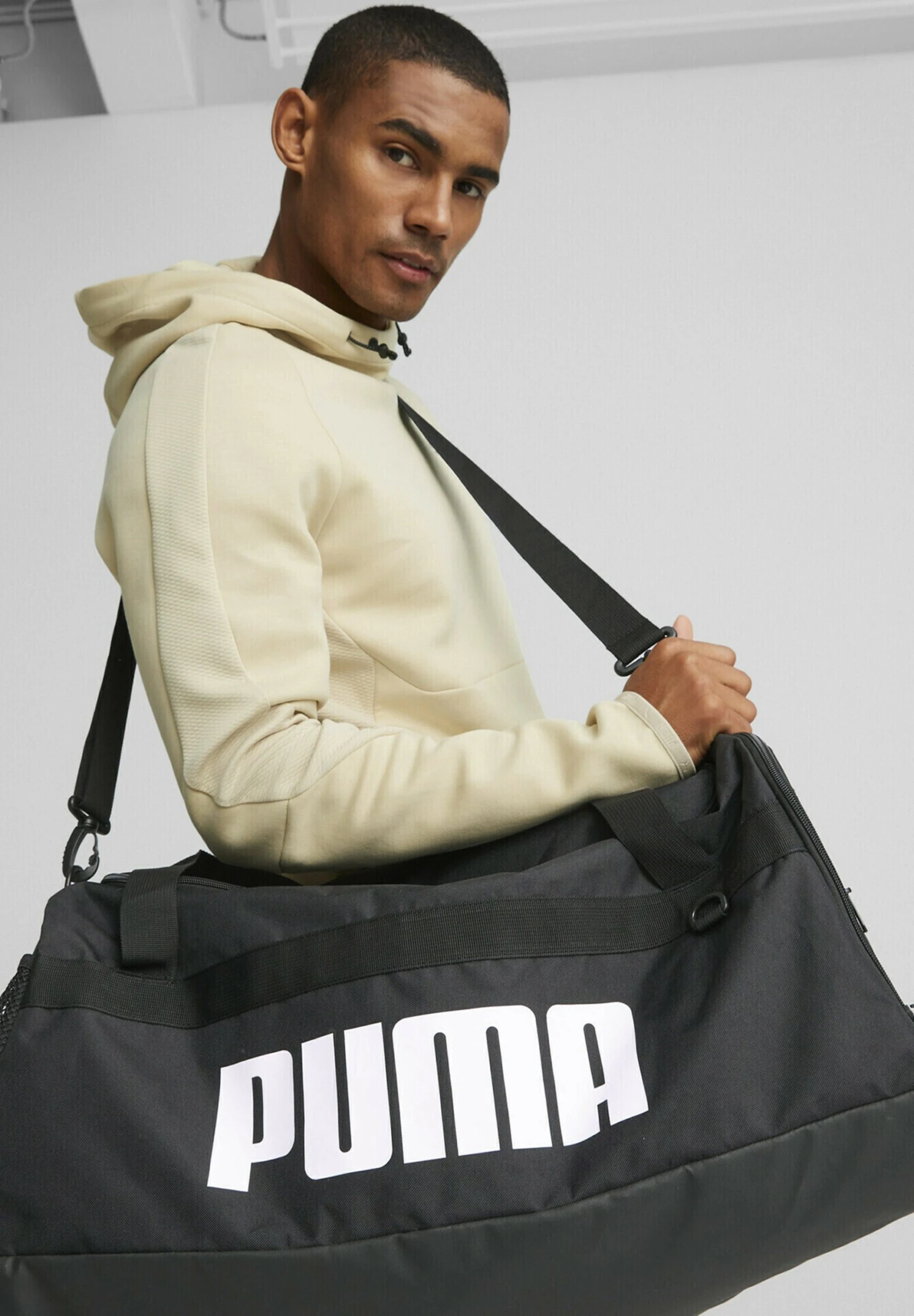 Puma Challenger Duffel M - Sporttas - Black 2 Puma Challenger Duffel M - Sporttas - Black - Afbeelding 2