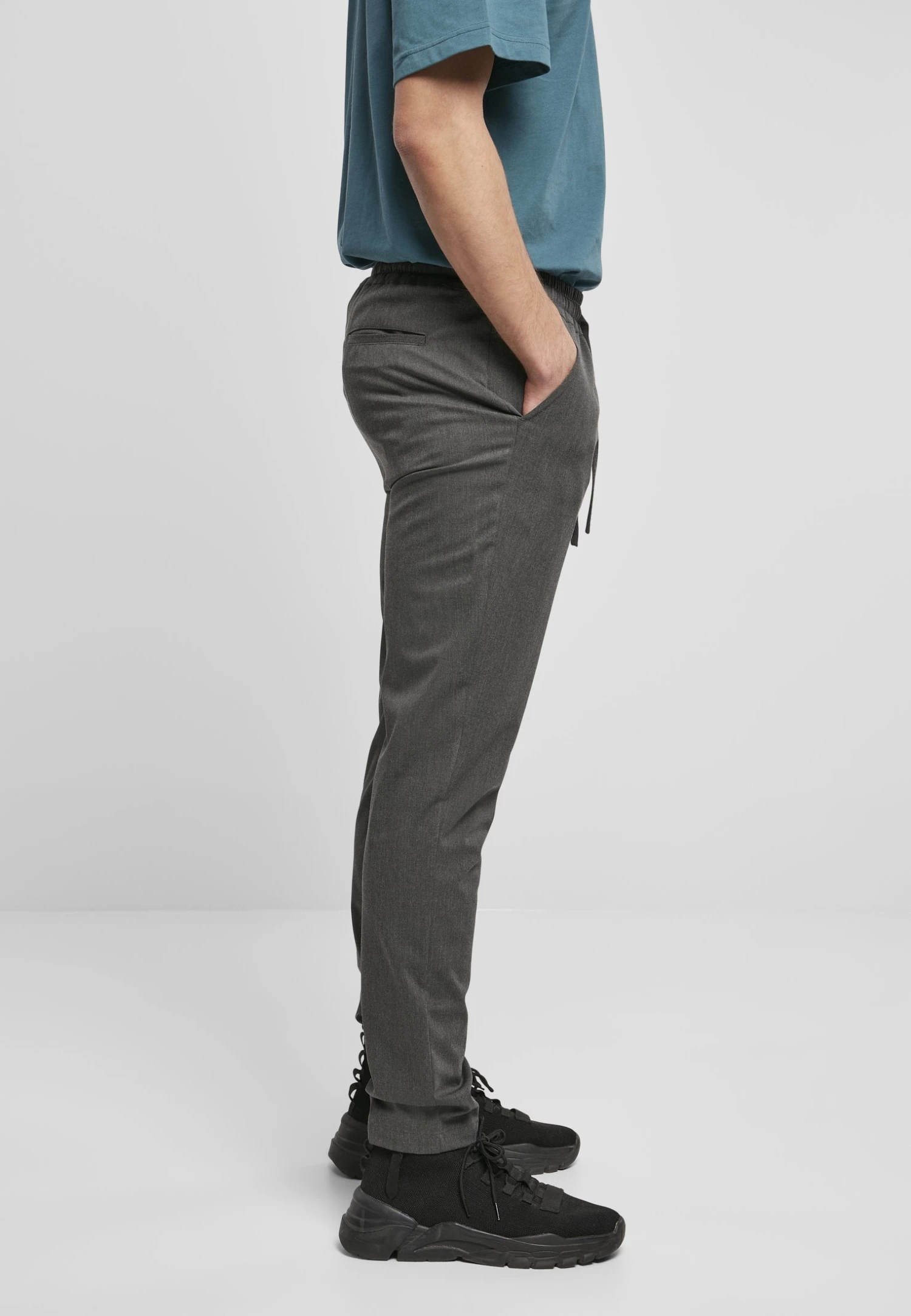 URBAN CLASSICS Tapered Jogger - Trainingsbroek - Grey 5 URBAN CLASSICS Tapered Jogger - Trainingsbroek - Grey - Afbeelding 5