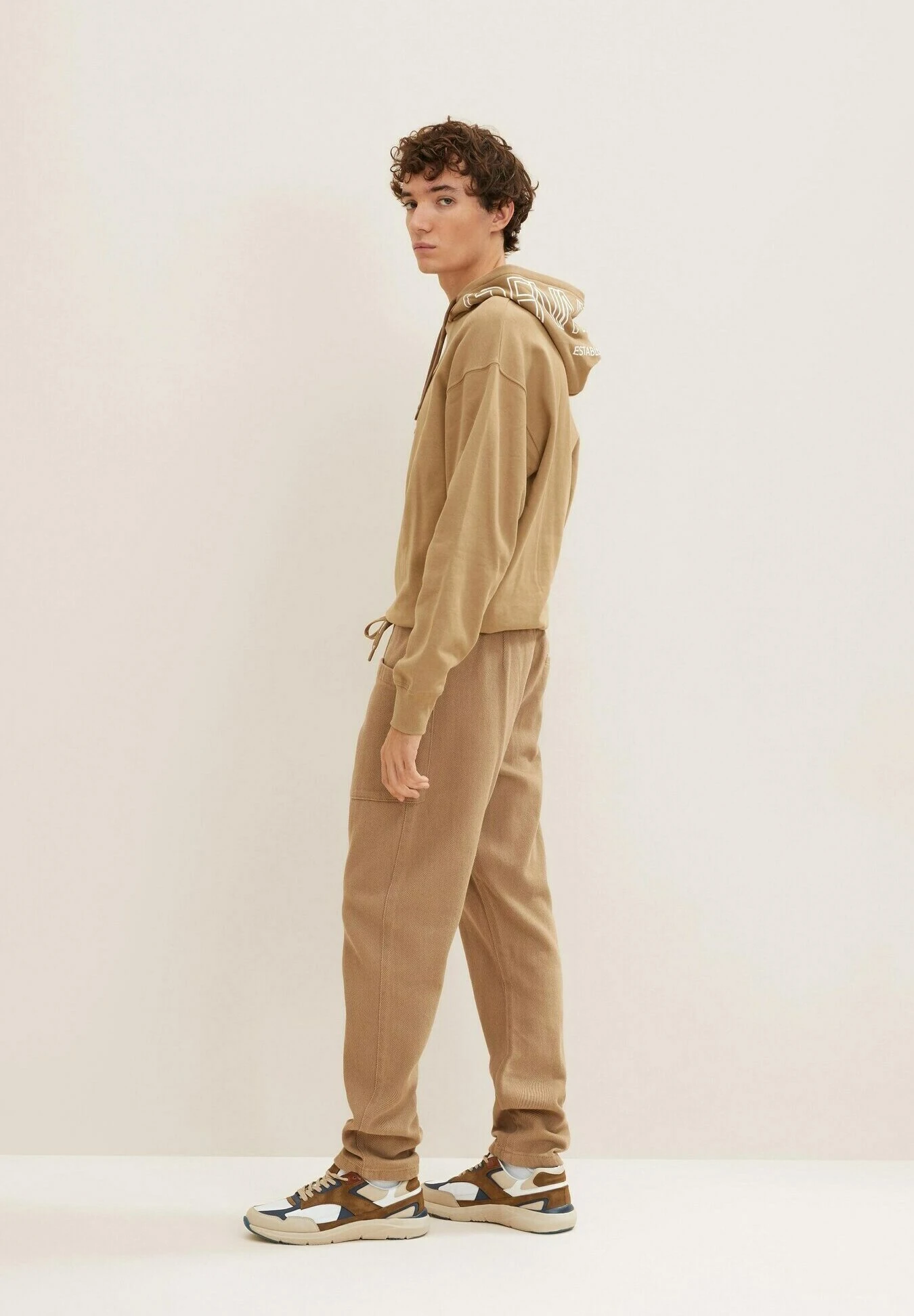 TOM TAILOR Denim Mit Aufgesetzten Tasc - Trainingsbroek - Splashed Clay Beige 6 TOM TAILOR Denim Mit Aufgesetzten Tasc - Trainingsbroek - Splashed Clay Beige - Afbeelding 6