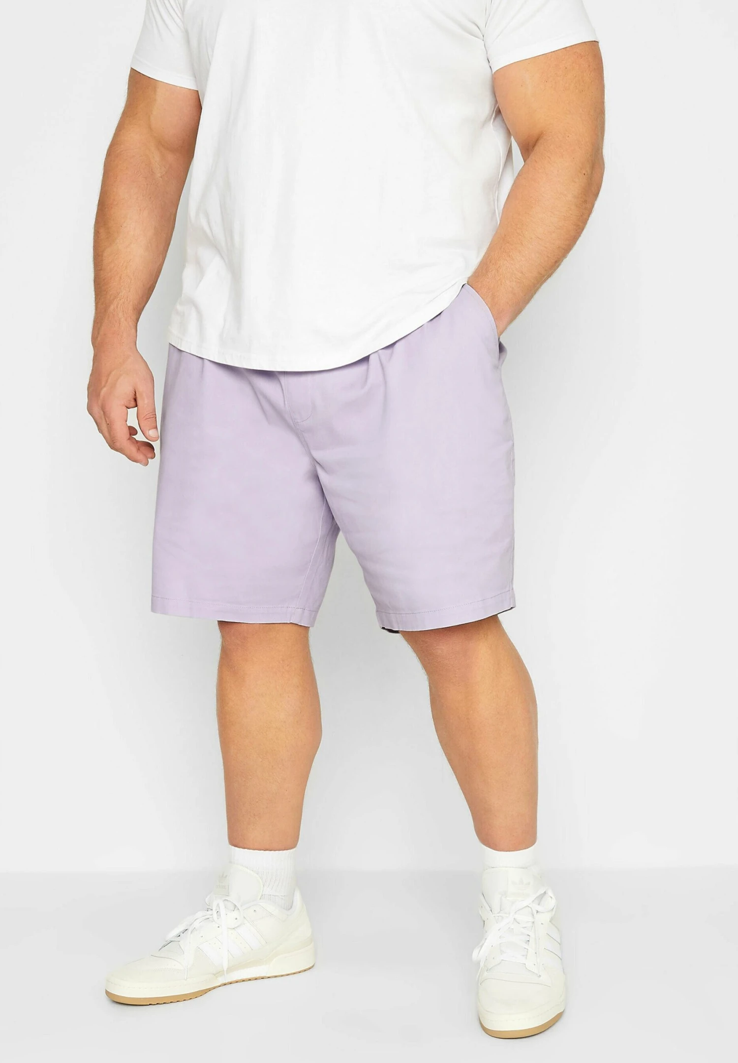 Stretch - Shorts - Lilac 1 Stretch - Shorts - Lilac