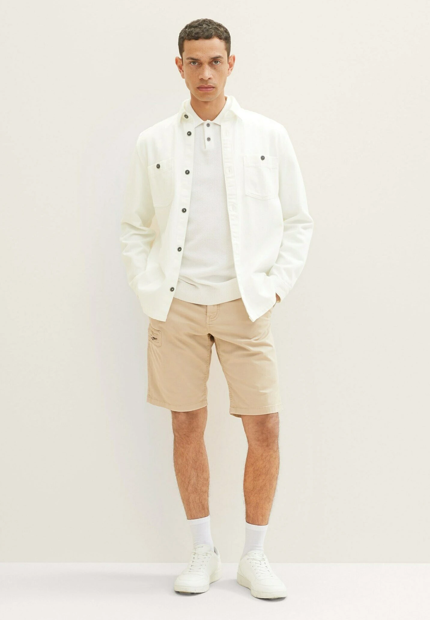 Tom Tailor Bermuda - Shorts - Caramel Beige 2 Tom Tailor Bermuda - Shorts - Caramel Beige - Afbeelding 2