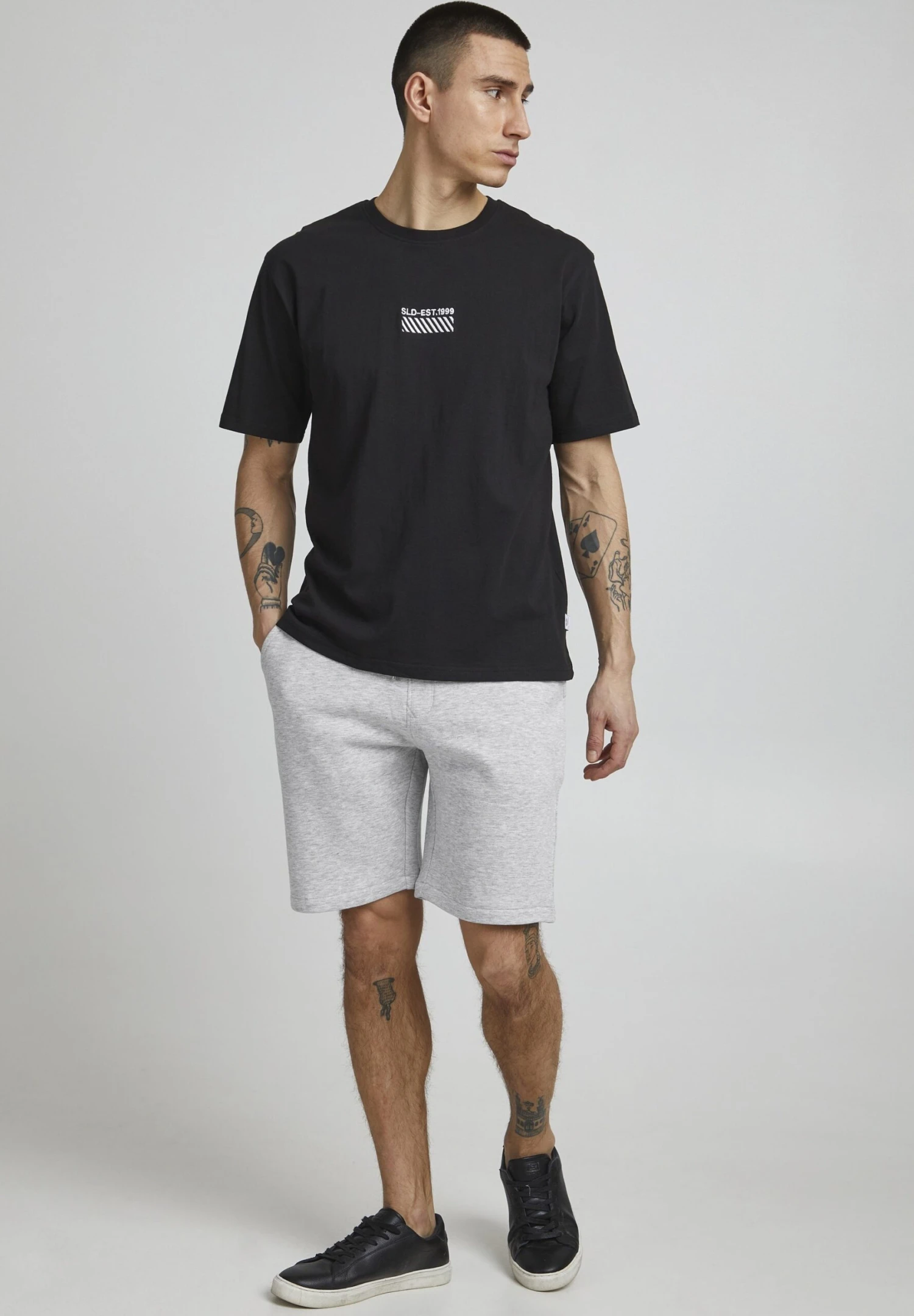 Solid Sdrurik - Trainingsbroek - Light Grey Melange 2 Solid Sdrurik - Trainingsbroek - Light Grey Melange - Afbeelding 2