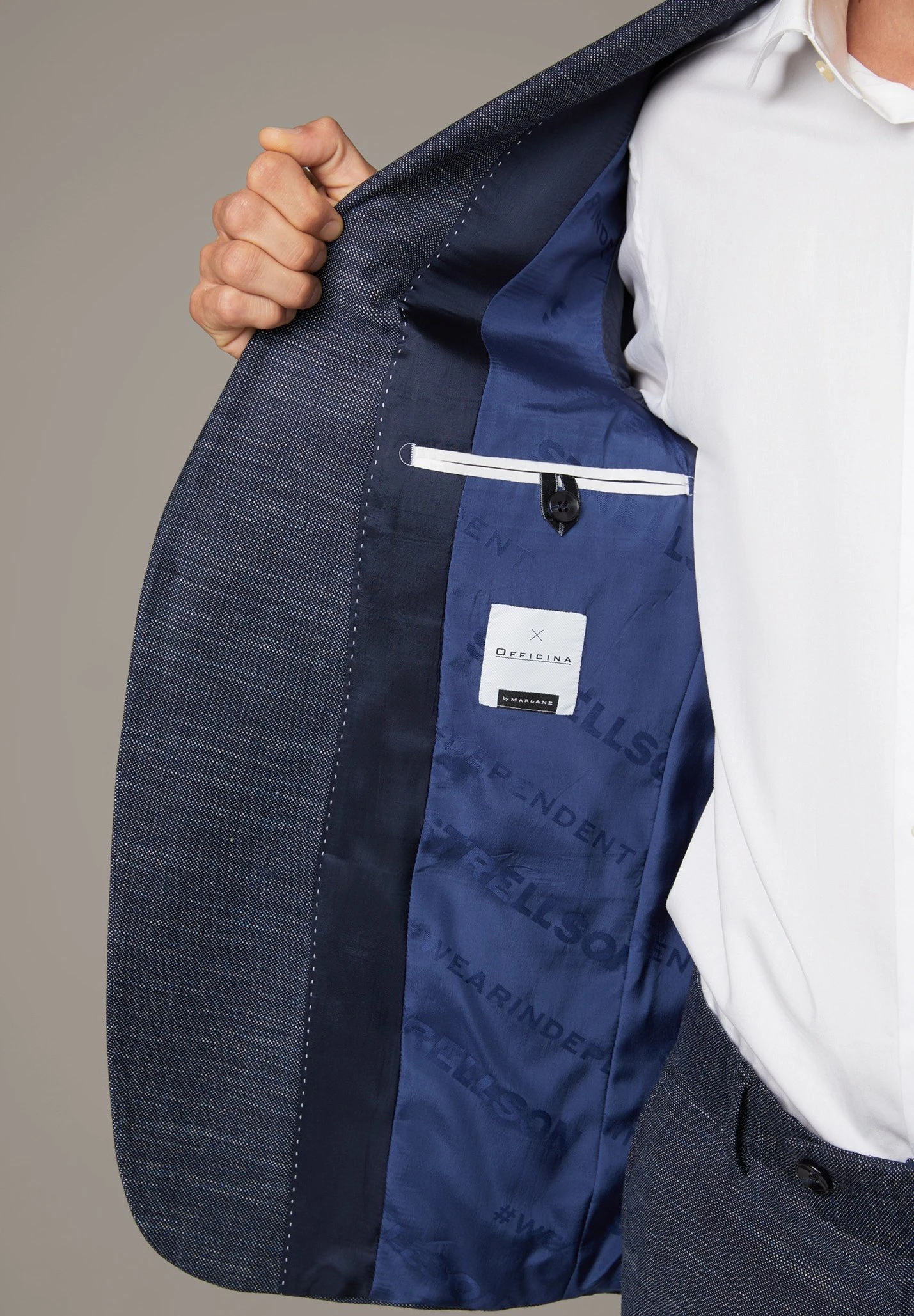 Strellson Arndt - Blazer - Dunkelblau Meliert 5 Strellson Arndt - Blazer - Dunkelblau Meliert - Afbeelding 5