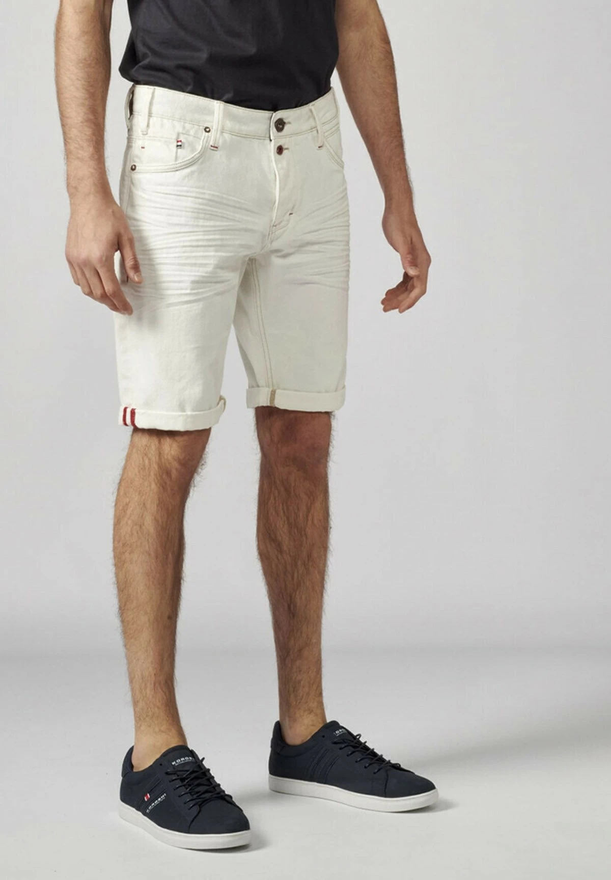 Koroshi Jeansshort - Denim Blanco 1 Koroshi Jeansshort - Denim Blanco
