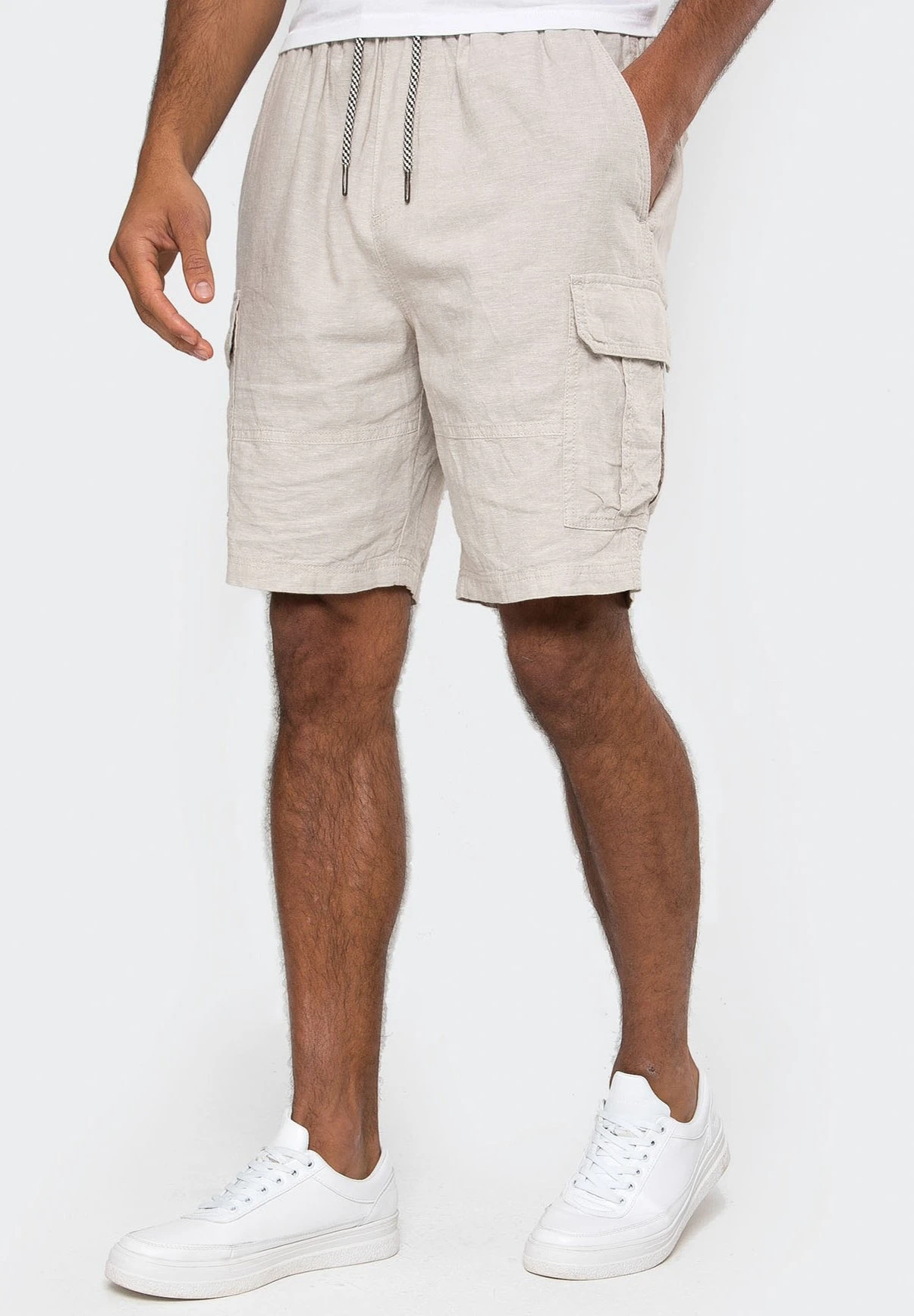 Threadbare Shorts - Stone 1 Threadbare Shorts - Stone