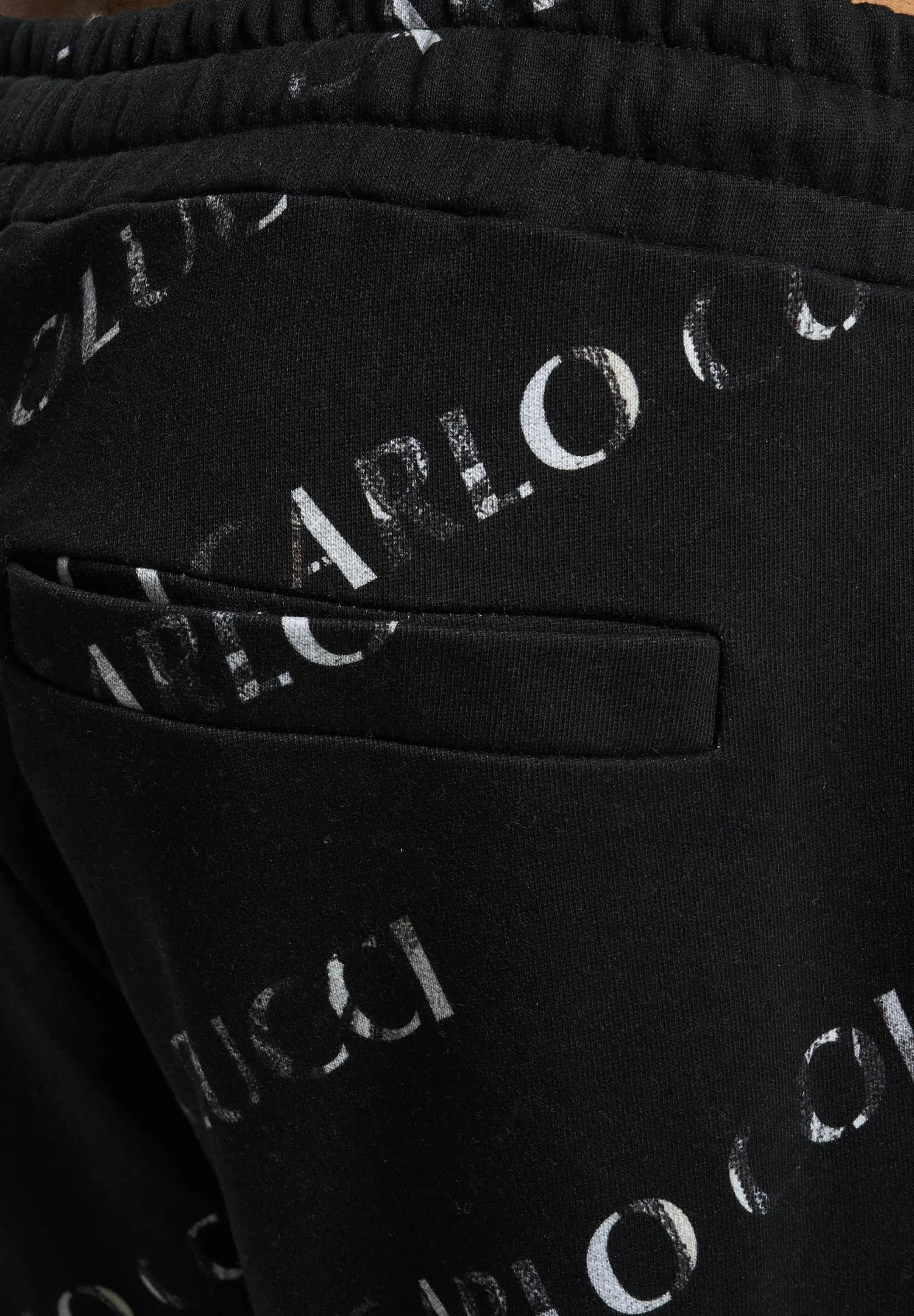 URBAN CLASSICS Allover Logo - Trainingsbroek - Black 6 URBAN CLASSICS Allover Logo - Trainingsbroek - Black - Afbeelding 6