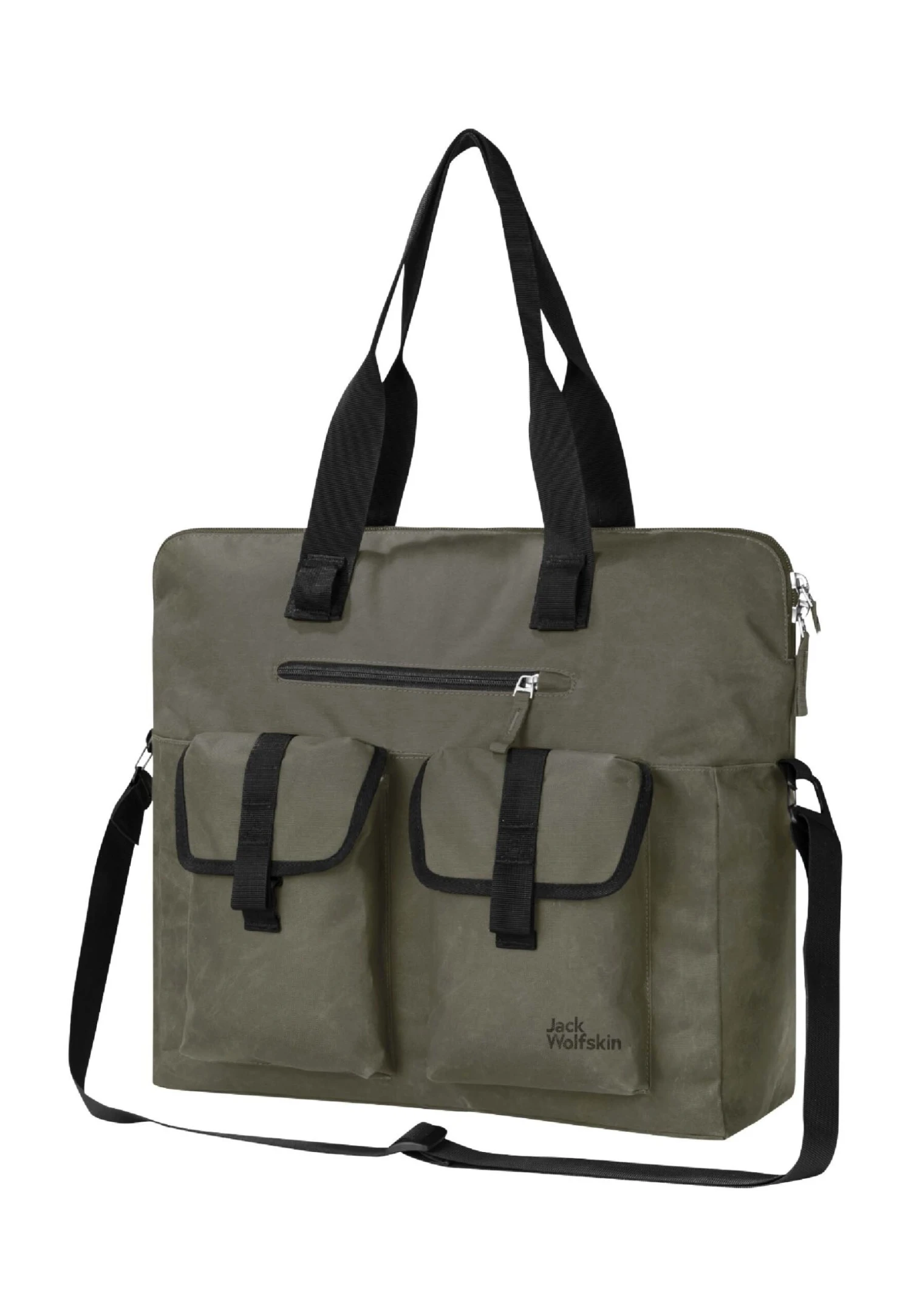 Jack Wolfskin Traveltopia- Schoudertas - Dusty Olive 1 Jack Wolfskin Traveltopia- Schoudertas - Dusty Olive