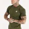 SikSilk Gym Tee - T-Shirt Basic - Khaki 13 SikSilk Gym Tee - T-Shirt Basic - Khaki -Next Verkoopwinkel 26911c63f83e48eaa1b9d775e8fc4620
