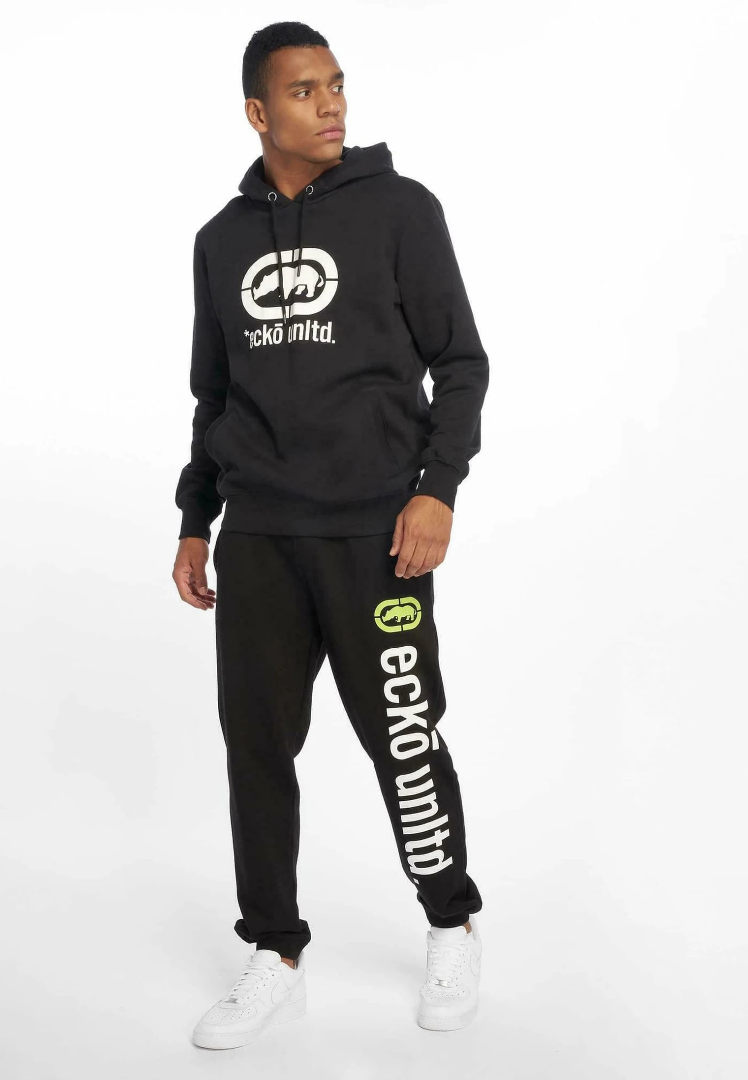 2Face- Trainingsbroek - Black Green 2 2Face- Trainingsbroek - Black Green - Afbeelding 2